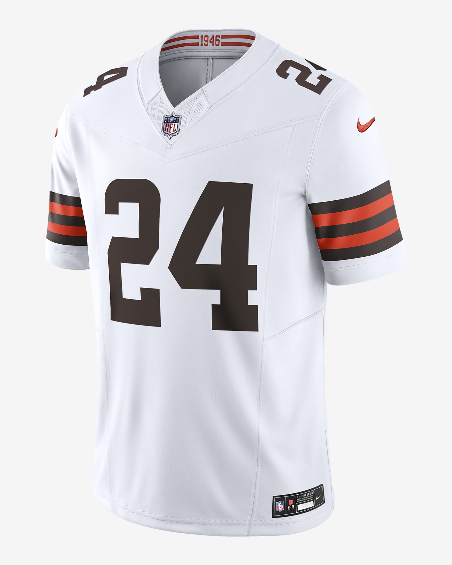 Nick Chubb Cleveland Browns Men's Nike Dri-FIT NFL Limited Football Jersey - White