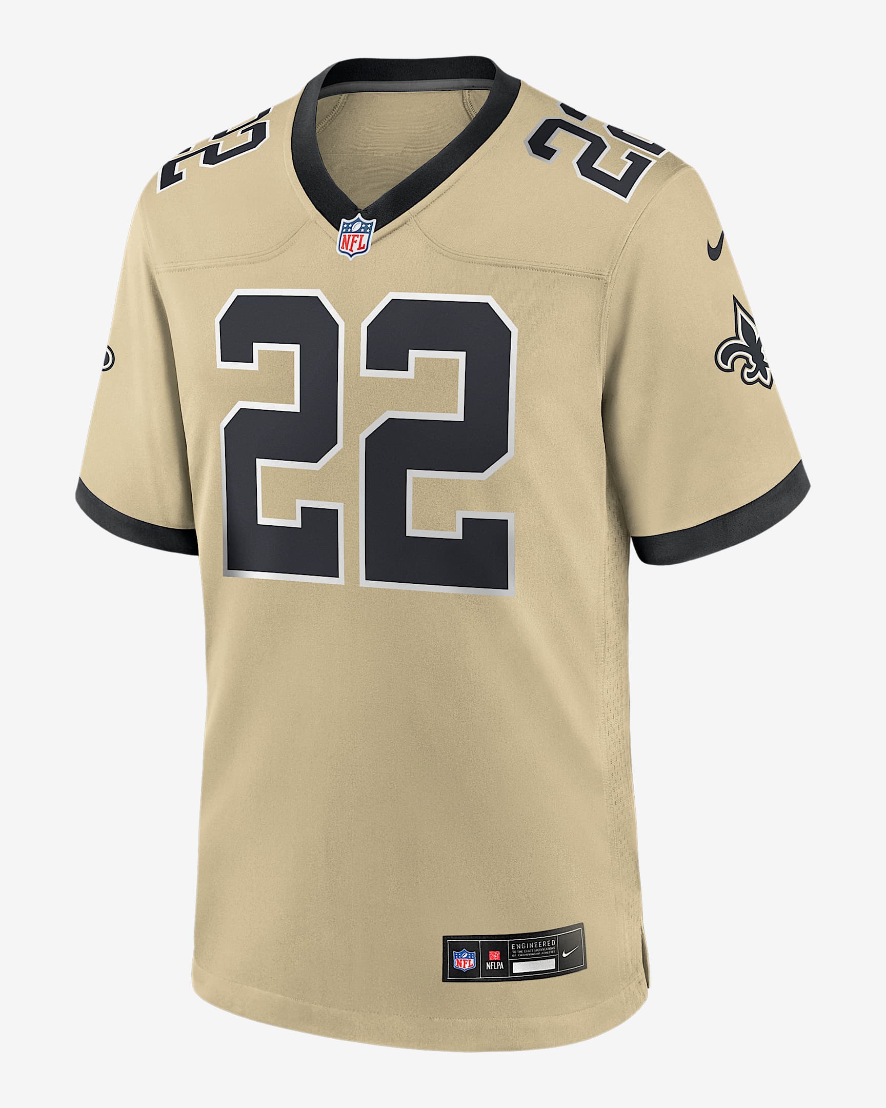 Rashid Shaheed New Orleans Saints Men's Nike NFL Game Jersey - Gold