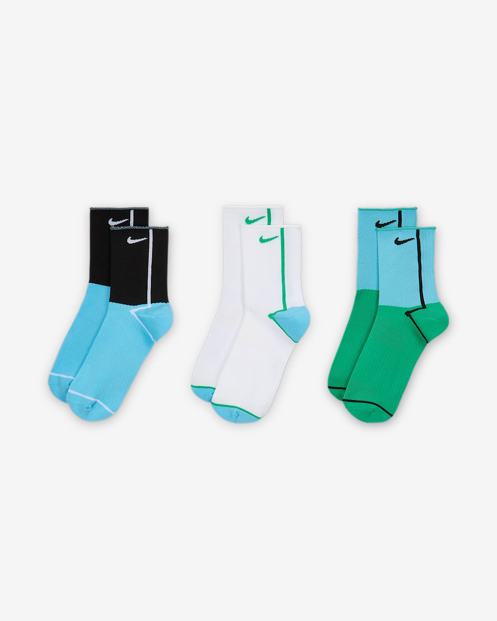 Nike Everyday Plus Lightweight Women's Training Ankle Socks (3 Pairs