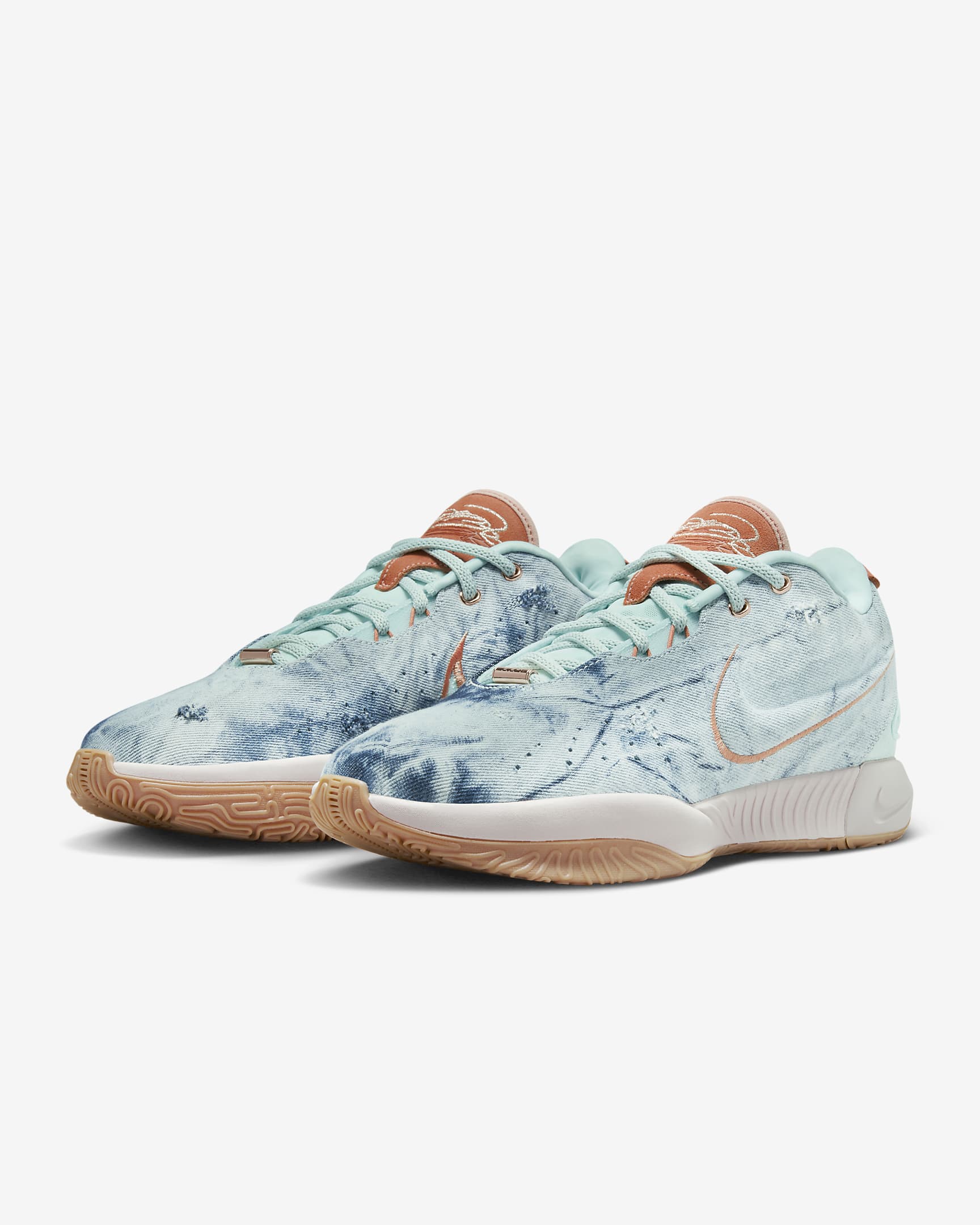 LeBron XXI 'Aragonite' basketbalschoenen - Jade Ice/Emerald Rise/Platinum Violet/Terra Blush