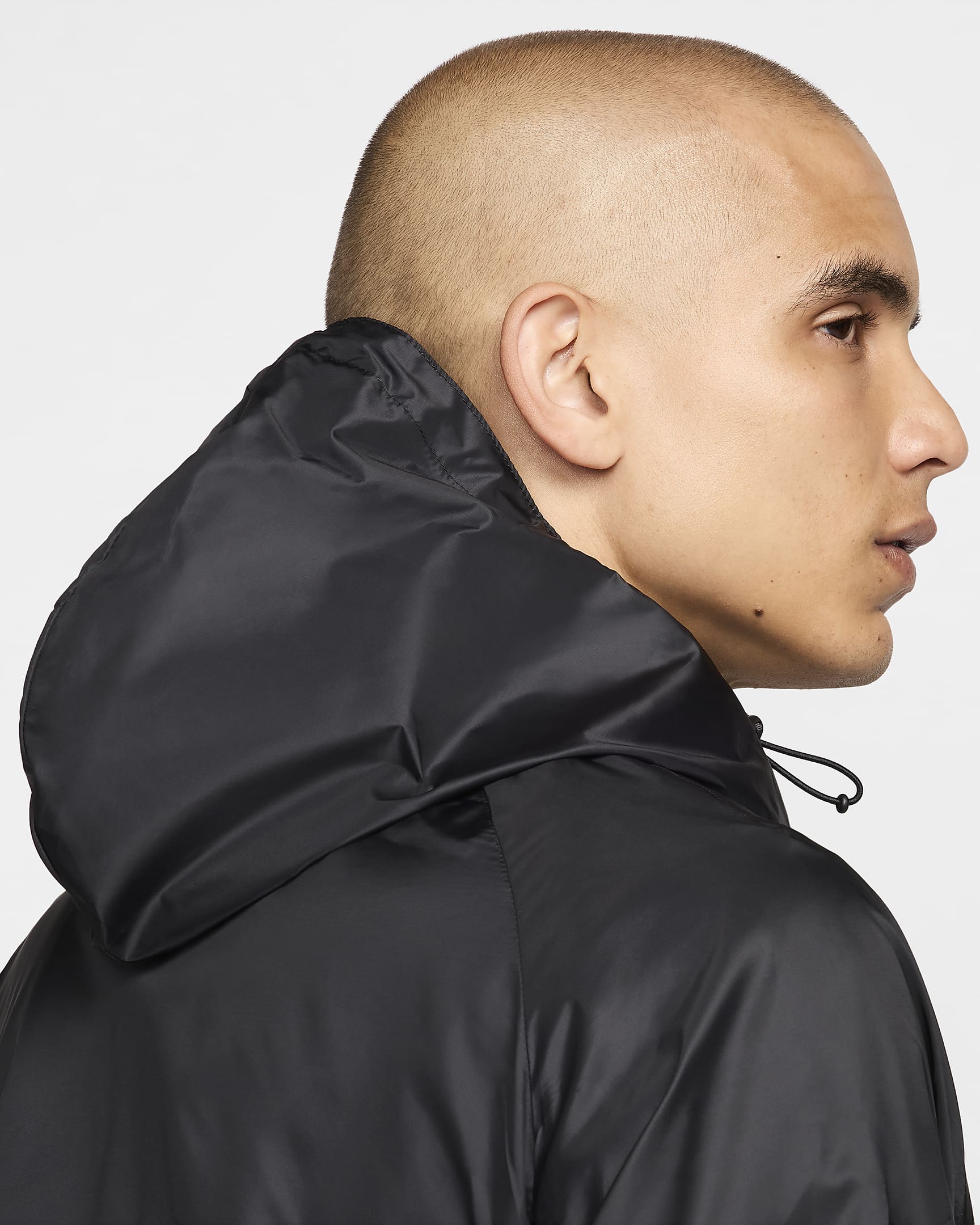 Portugal Men's Nike Football Halo Jacket - Black/Sail