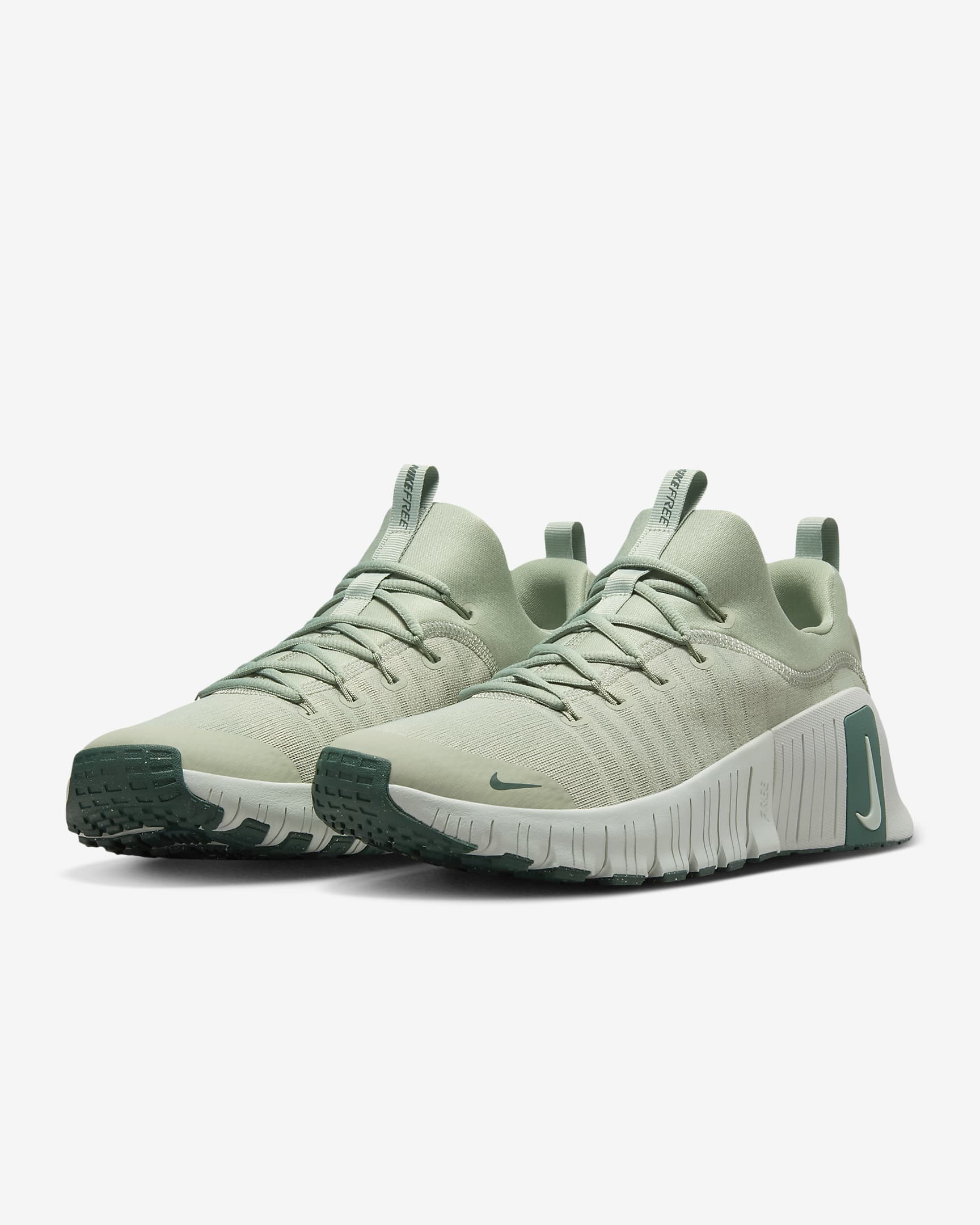 Nike Free Metcon 6 Men's Workout Shoes - Jade Horizon/Light Silver/Vintage Green