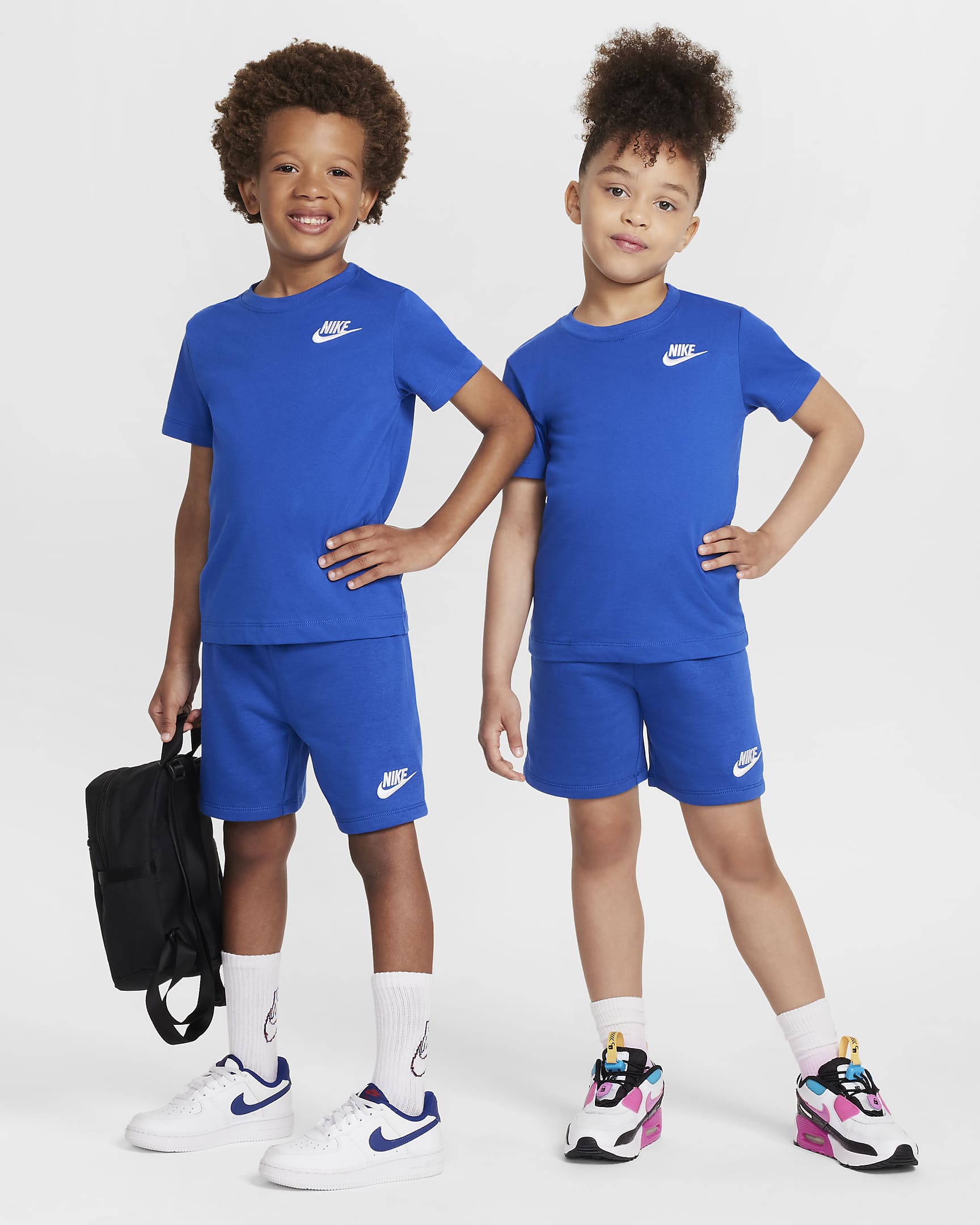 Nike Club Little Kids' Knit Shorts Set - Game Royal