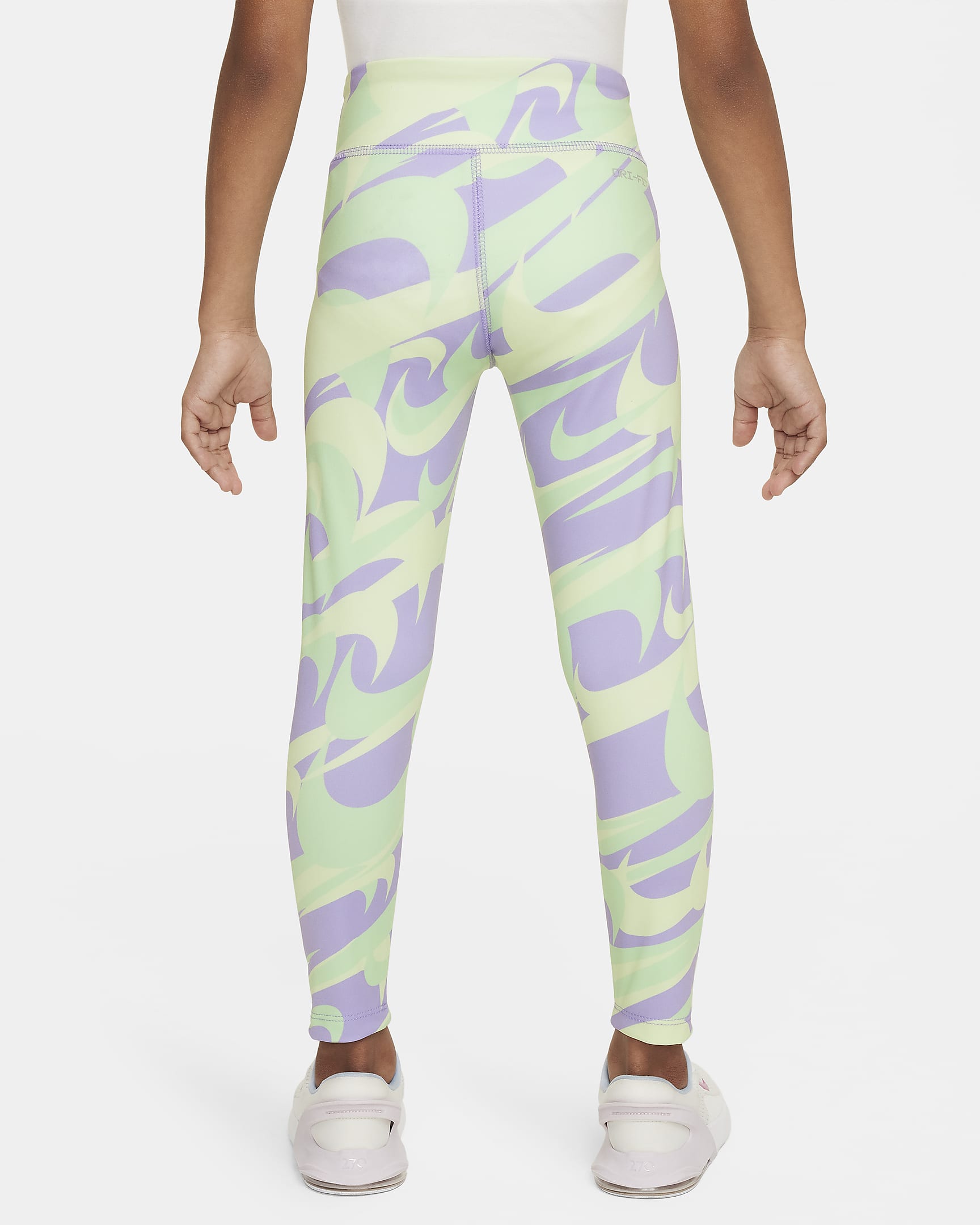 Legginsy dla małych dzieci Nike Dri-FIT Prep in Your Step - Hydrangeas