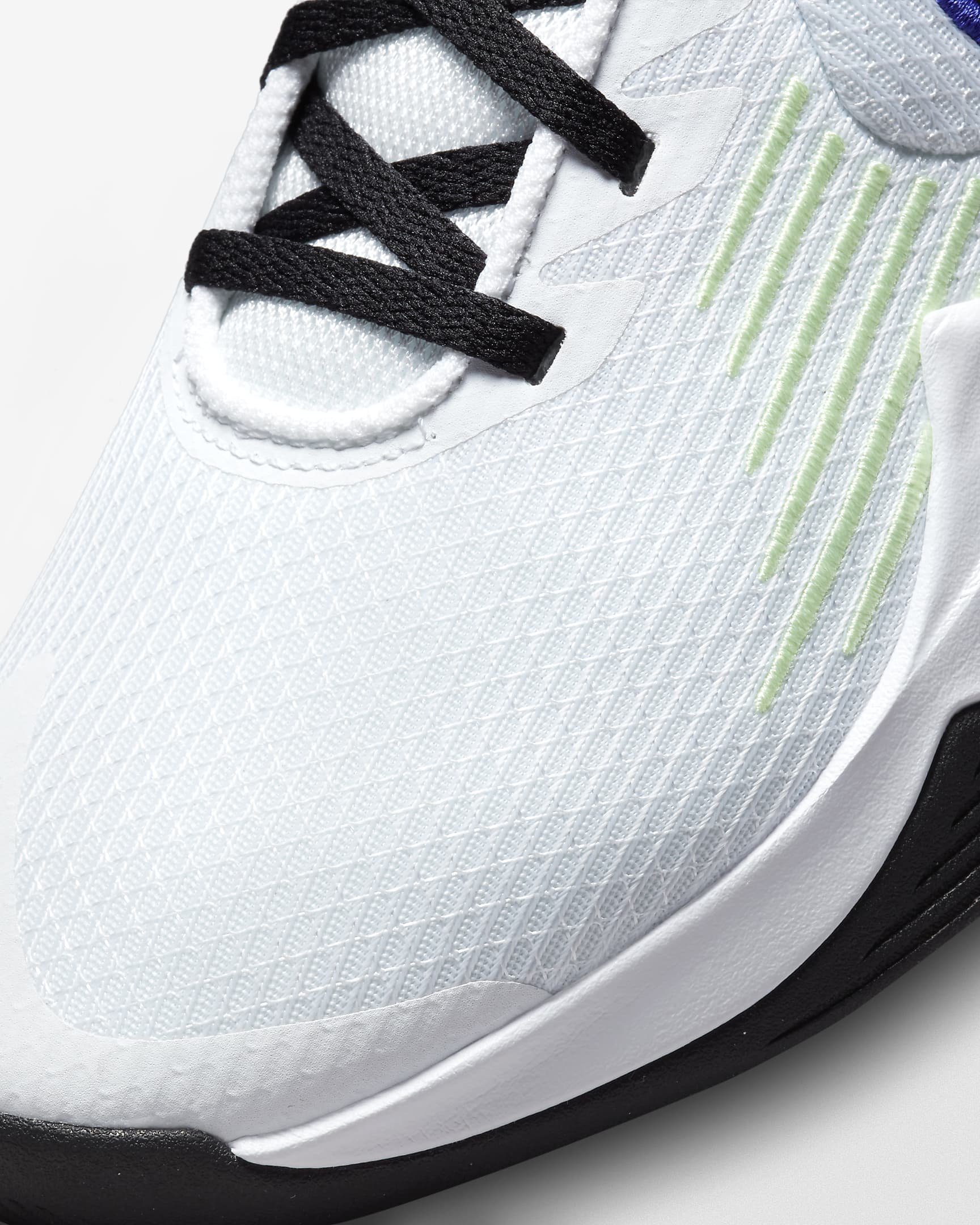 Nike Precision 5 Basketball Shoes - White/Barely Volt/Volt/Black