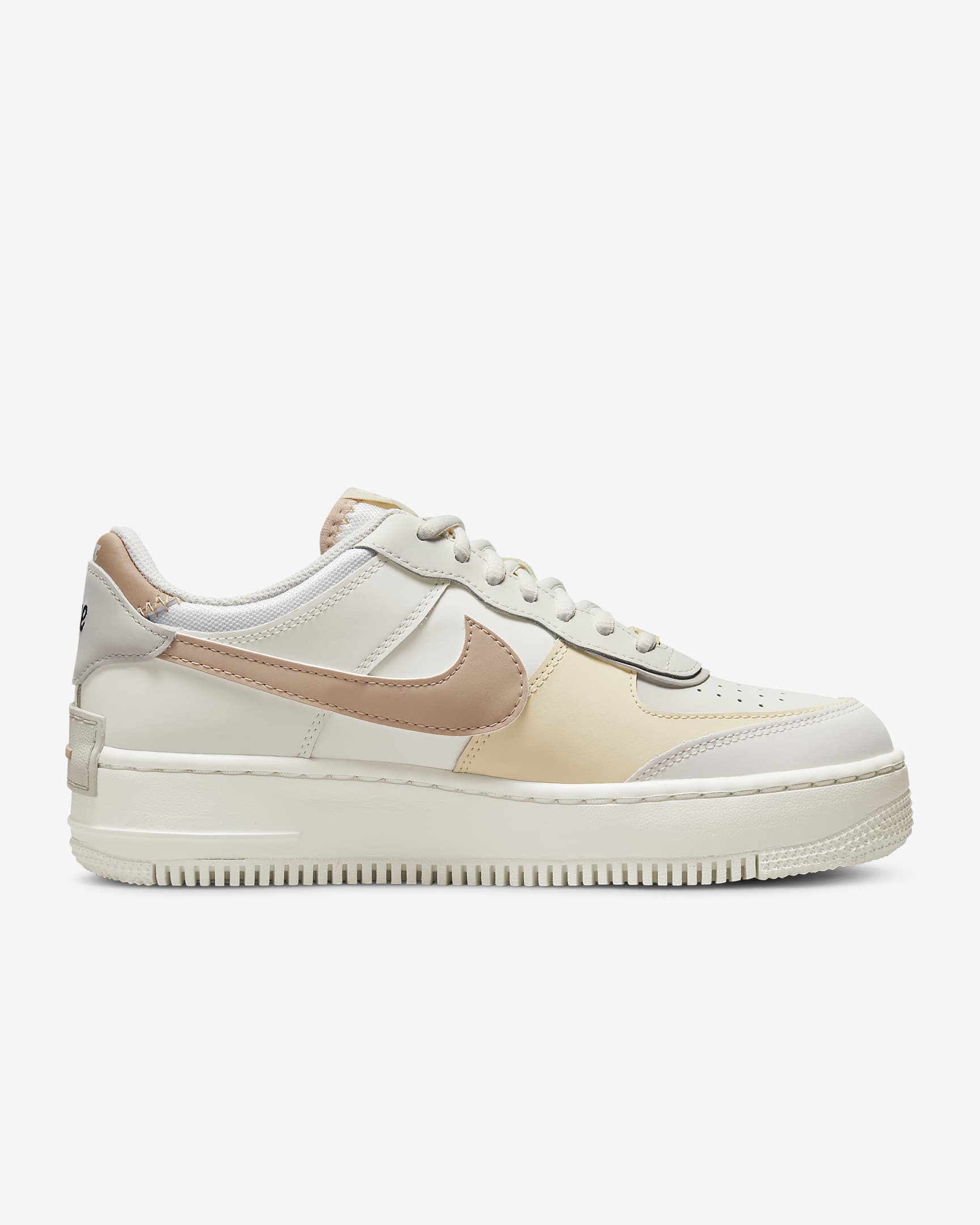 Nike Air Force 1 Shadow 女鞋 - Sail/Fossil/Light Bone/Hemp