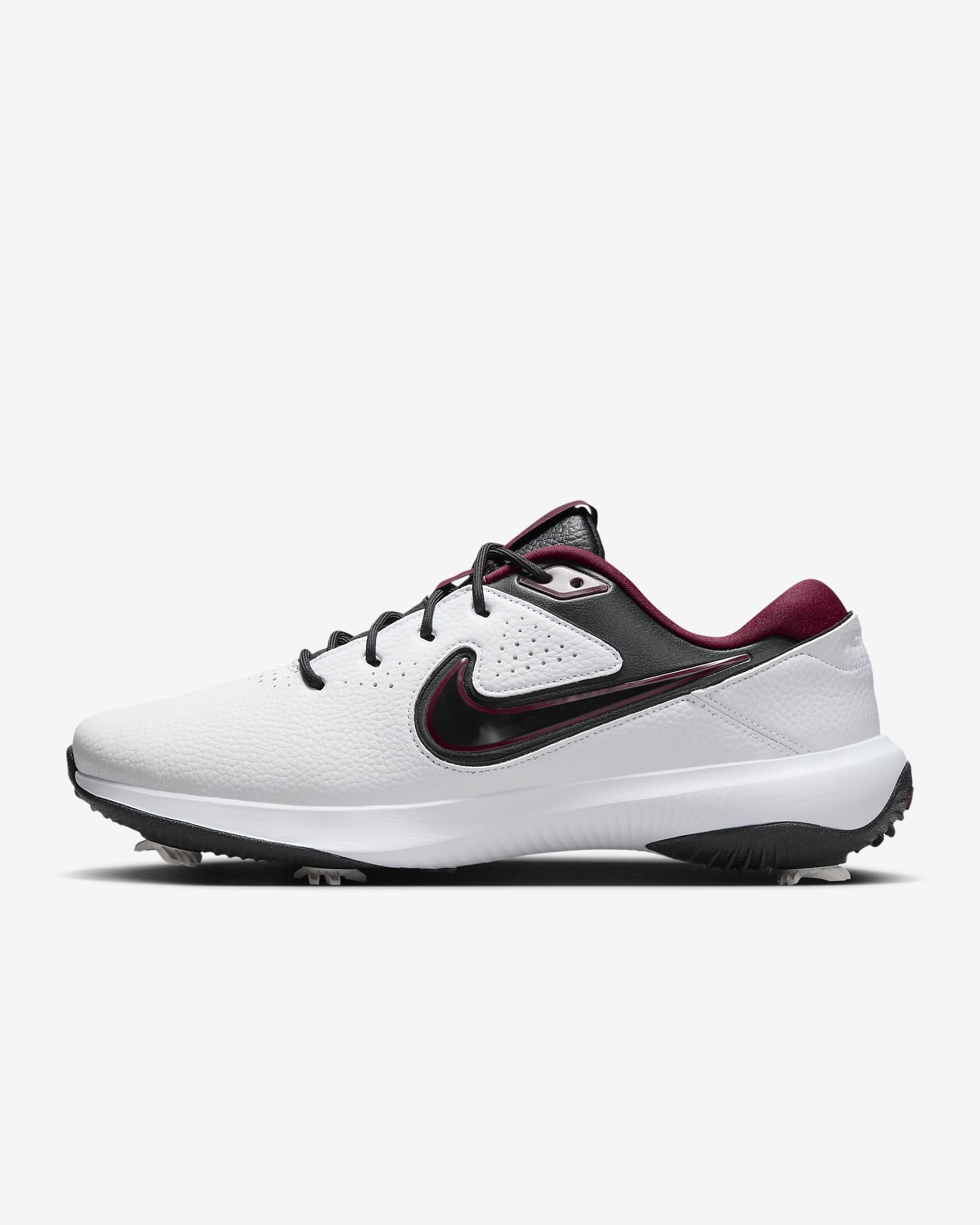 Nike Victory Pro 3-golfsko til mænd - hvid/sort/Lightning/Team Red