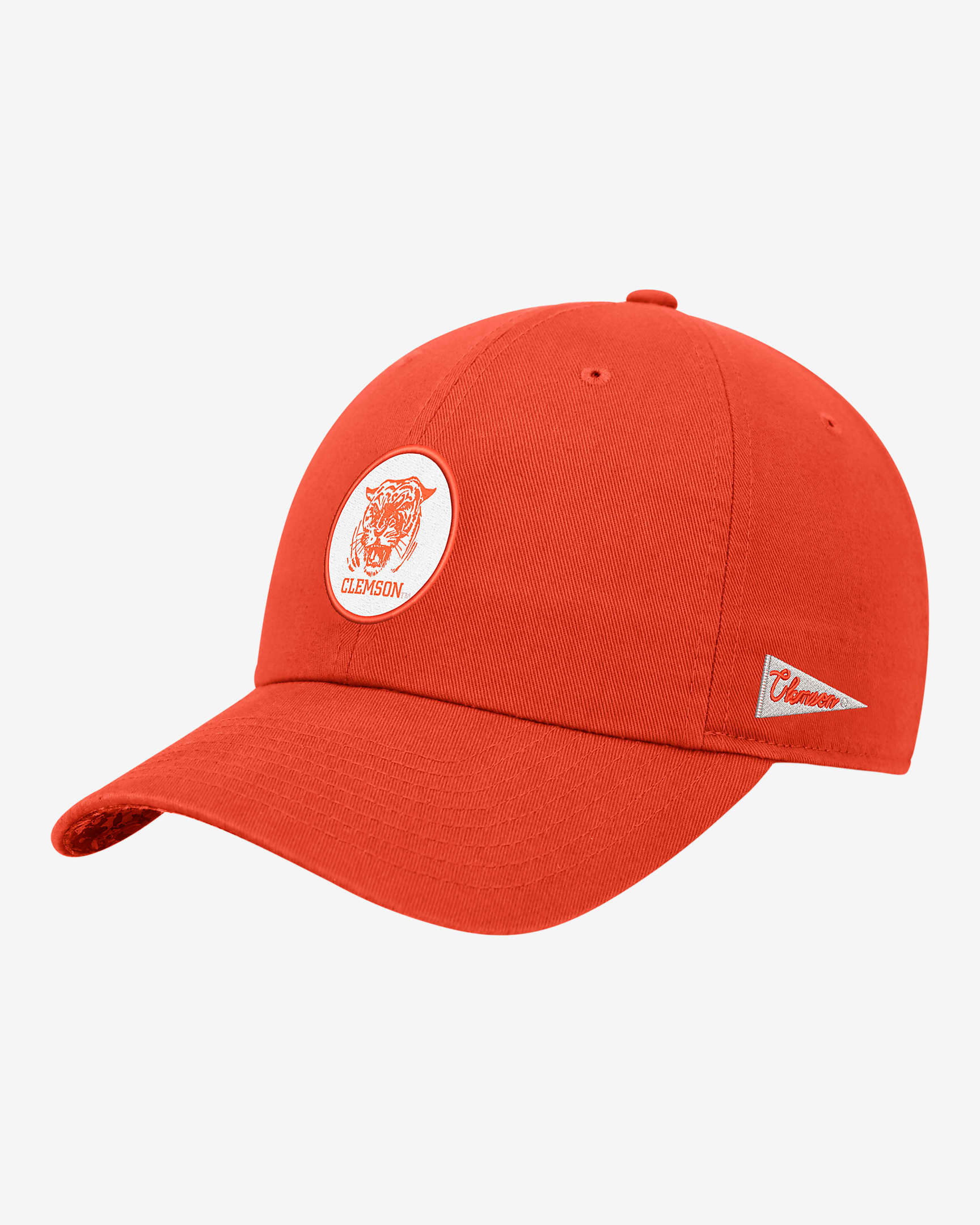 Clemson Logo Nike College Adjustable Cap - Team Orange