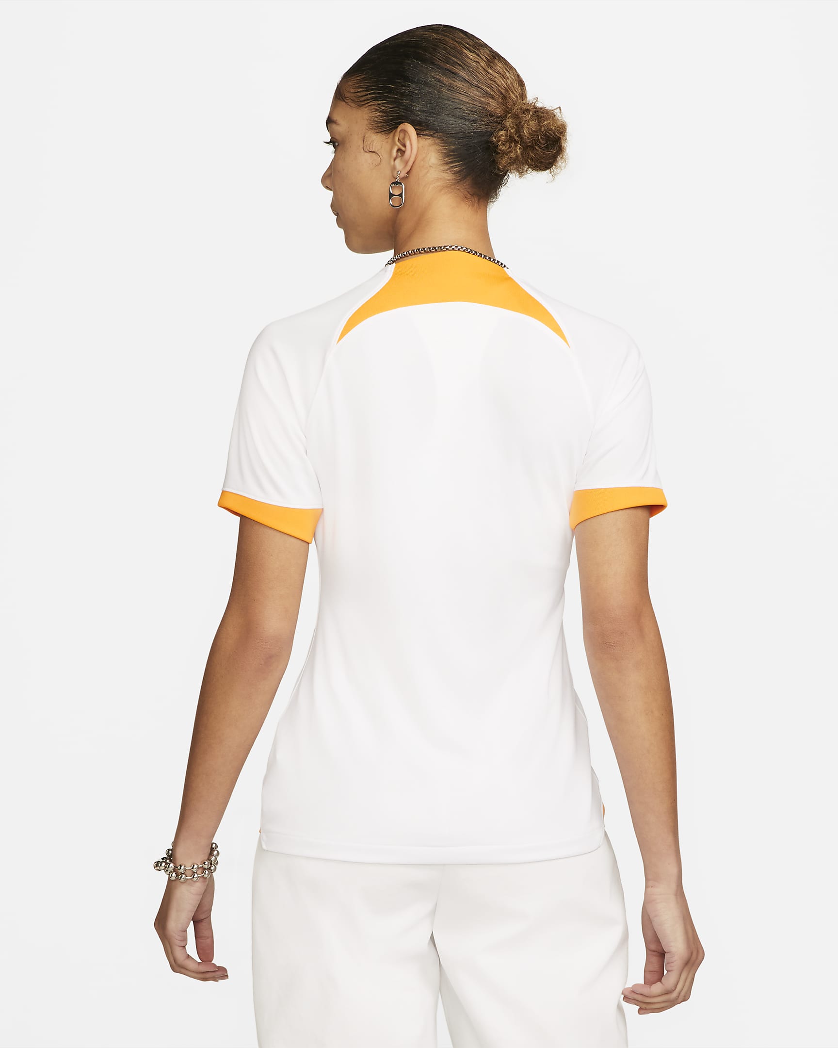 Kaizer Chiefs F.C. 2022/23 Stadium Away Women's Nike Dri-FIT Football Shirt - White/White/Taxi/Taxi