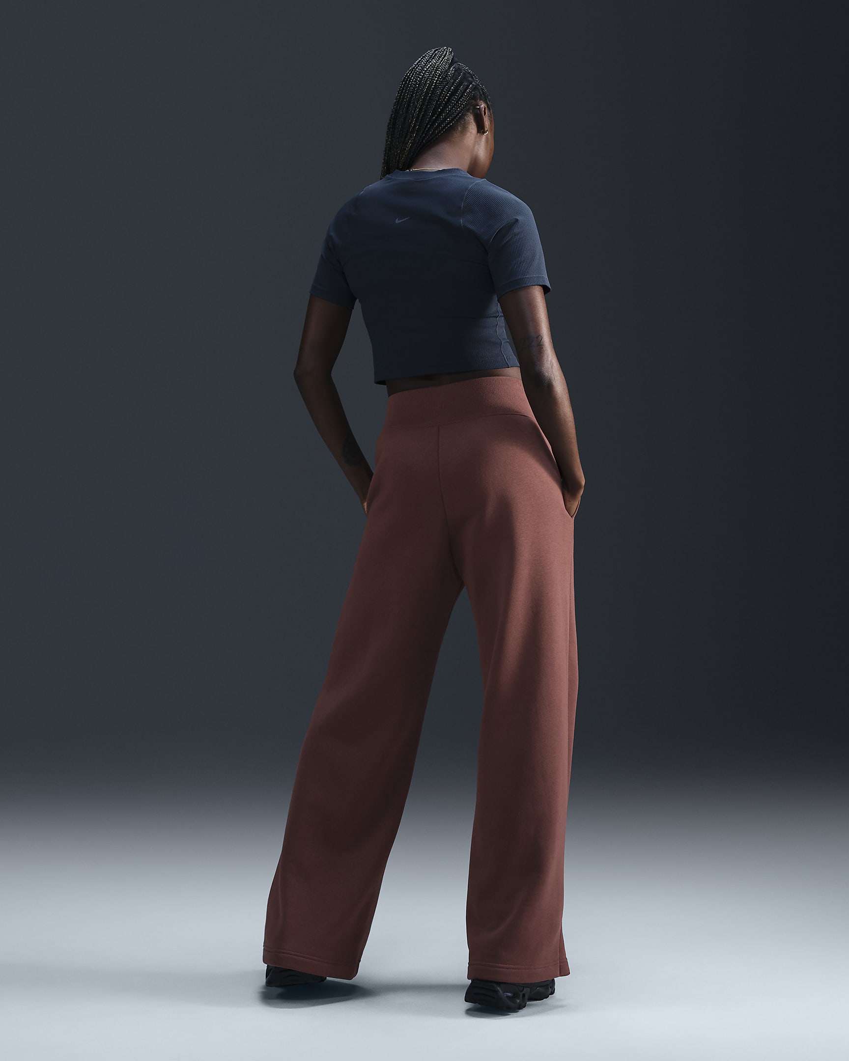 Nike Sportswear Phoenix Fleece Women's HighWaisted WideLeg Logo