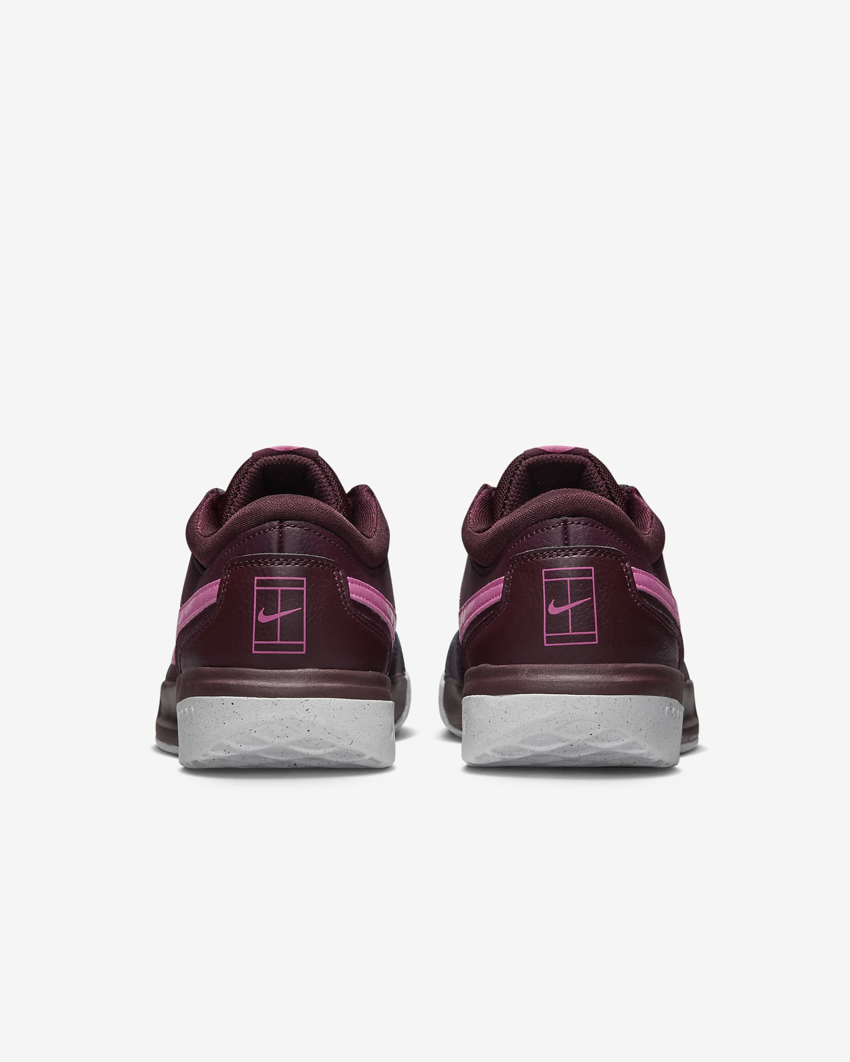 NikeCourt Zoom Lite 3 Premium Women's Hard Court Tennis Shoes - Burgundy Crush/White/Pinksicle