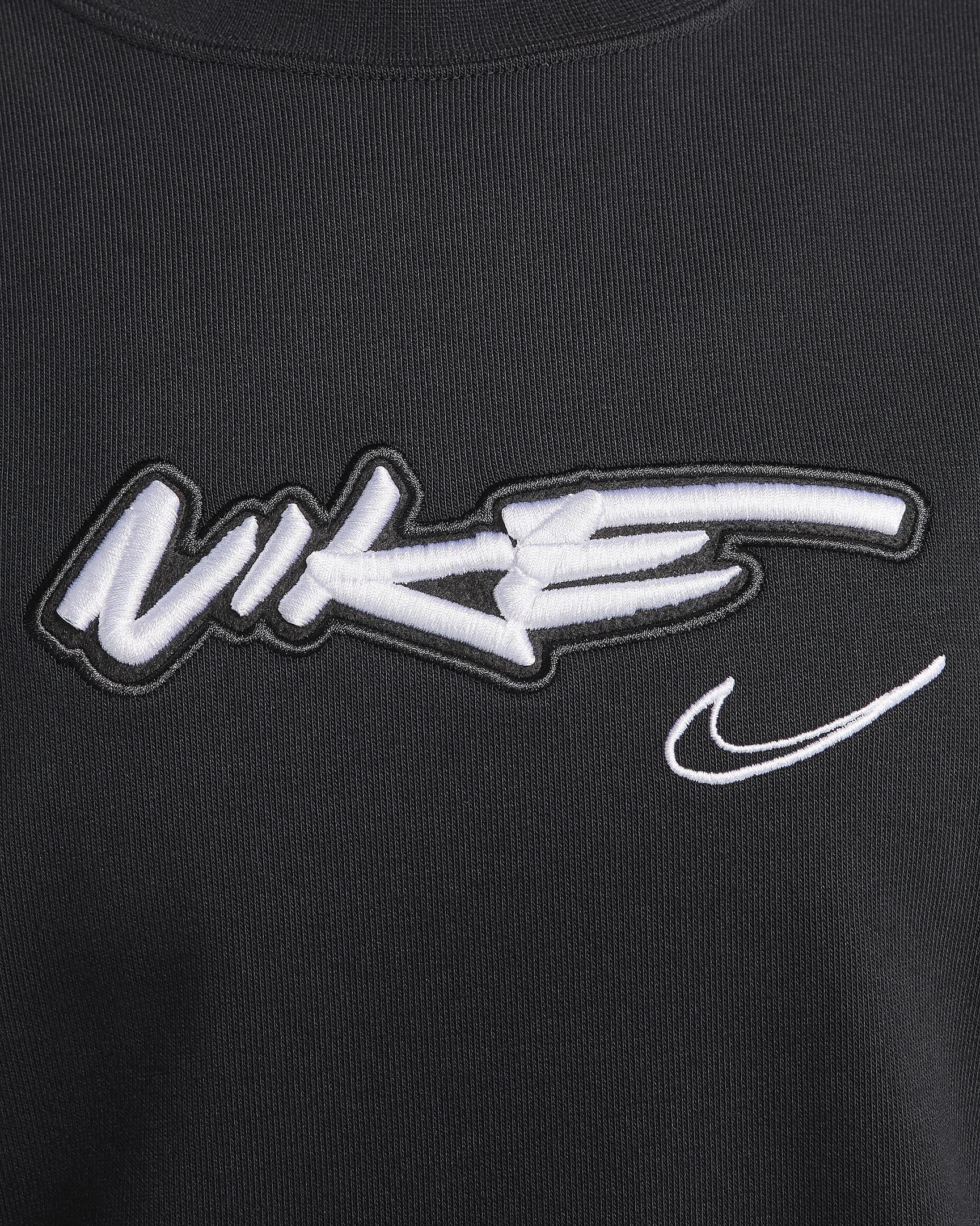 Nike Sportswear Breaking Women's Loose French Terry Top - Black