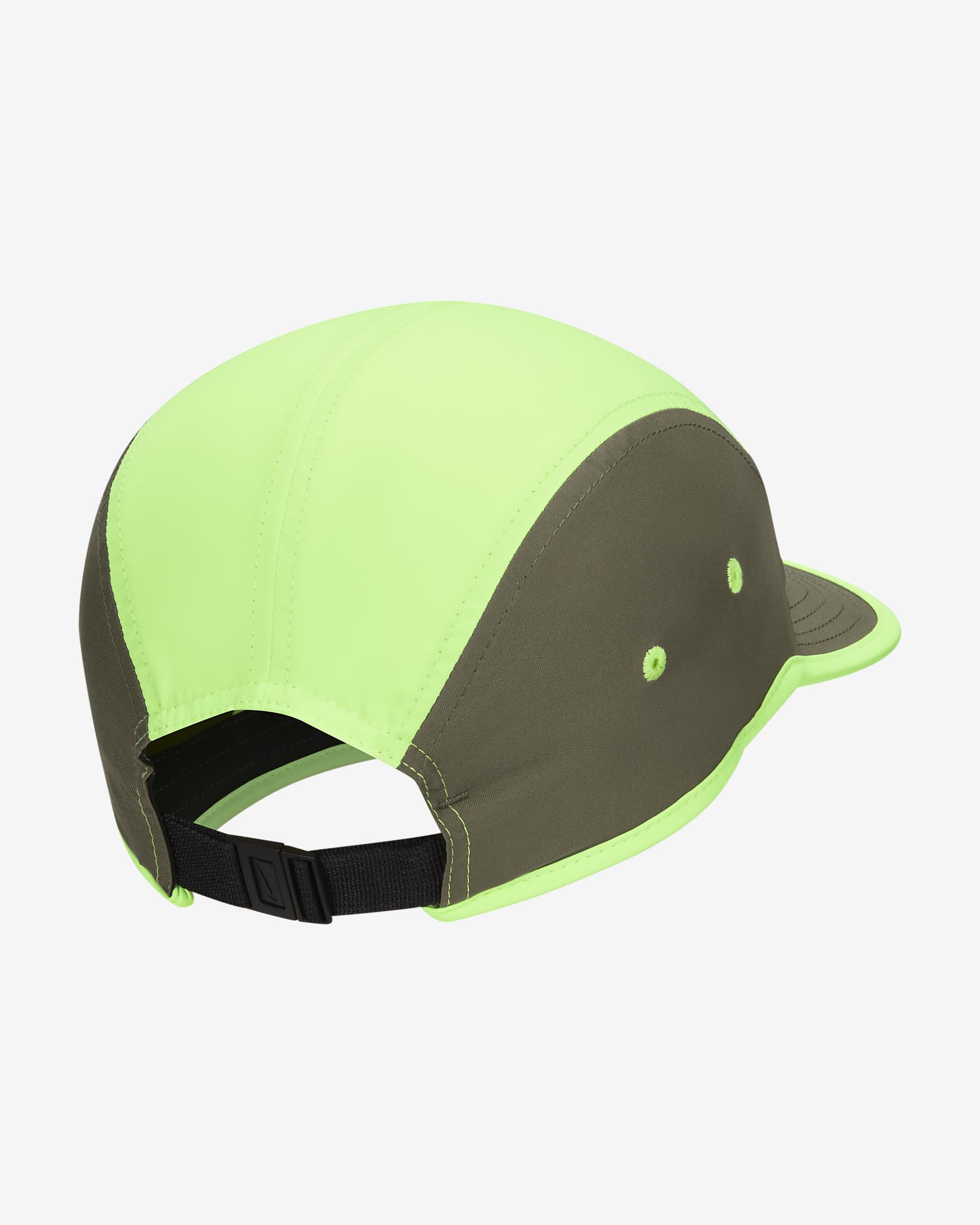 Nike Dri-FIT Fly Unstructured Swoosh Cap - Lime Blast/Medium Olive/Medium Olive/Lime Blast