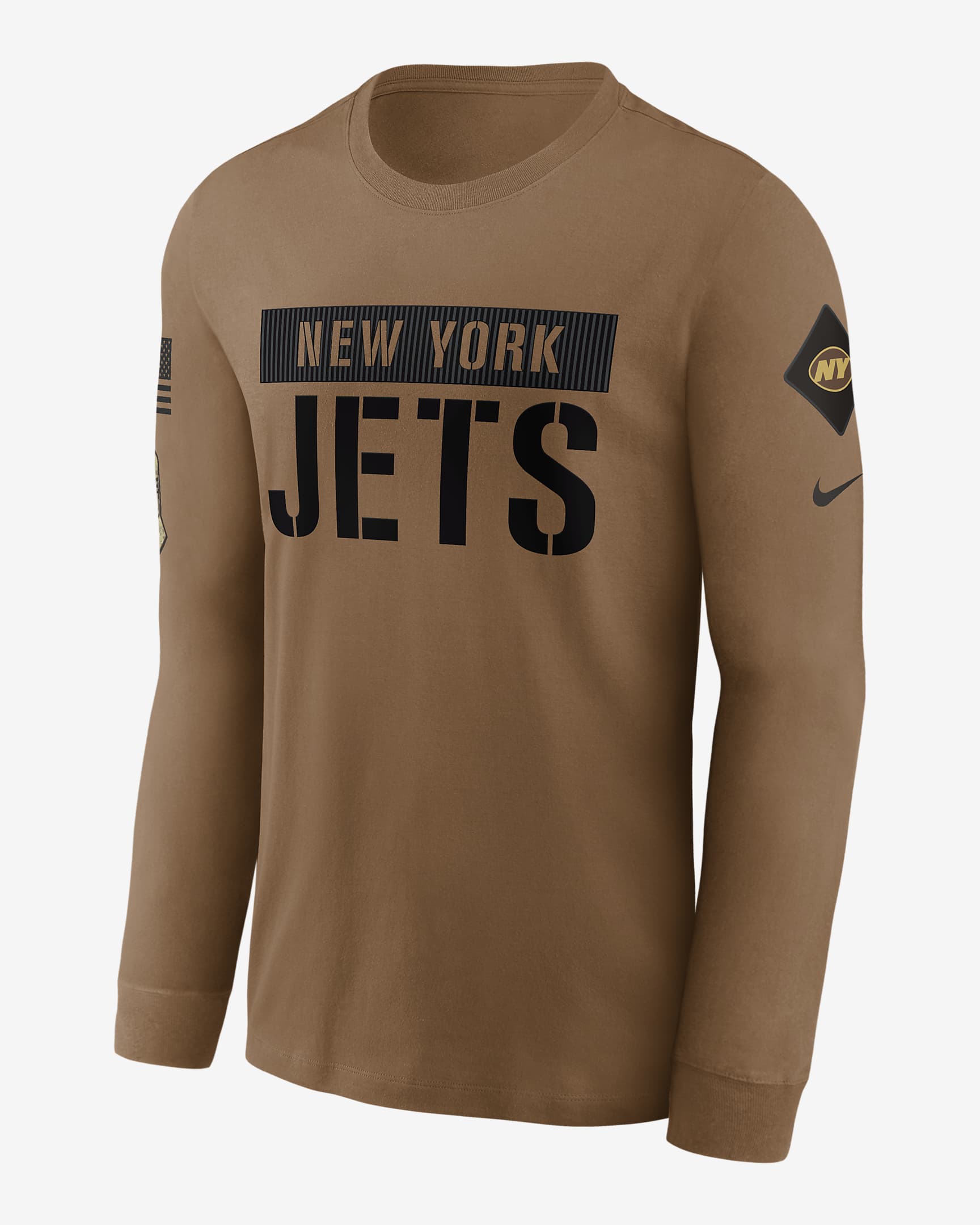 New York Jets Salute to Service Men's Nike NFL LongSleeve TShirt