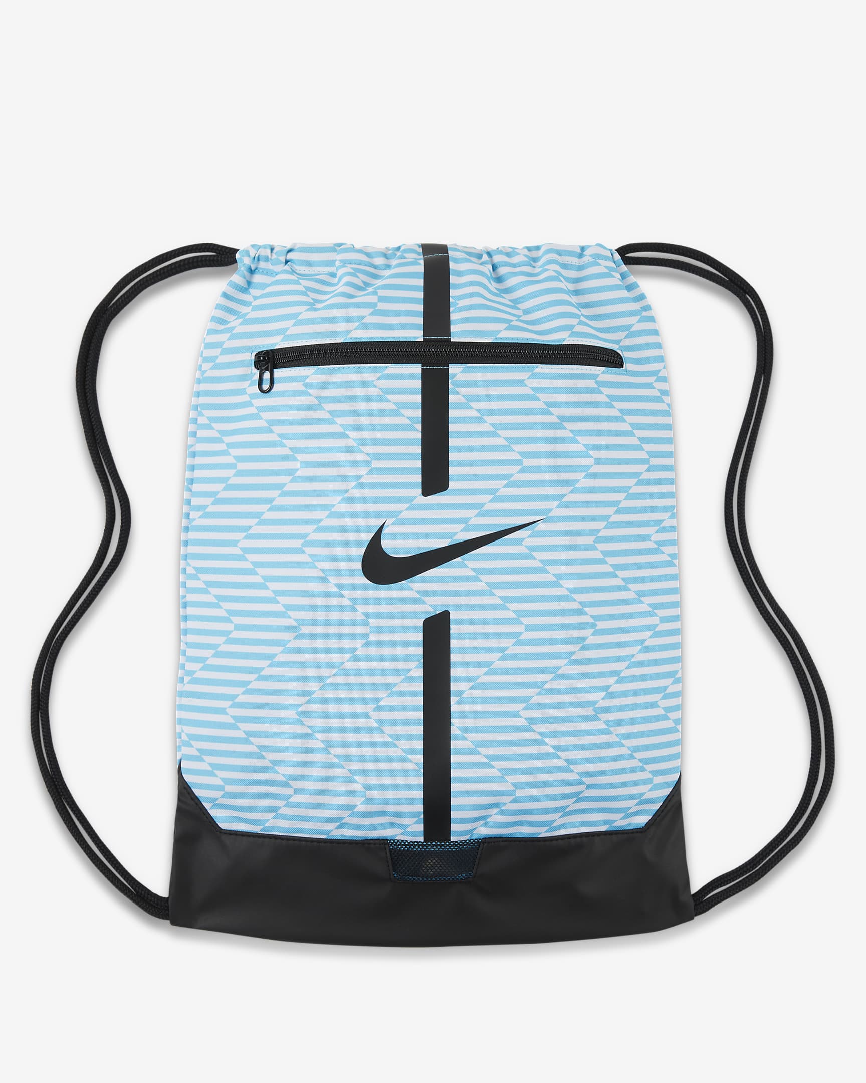 Nike Academy Football Gymsack (18L) - Blue Fury/Black/Black