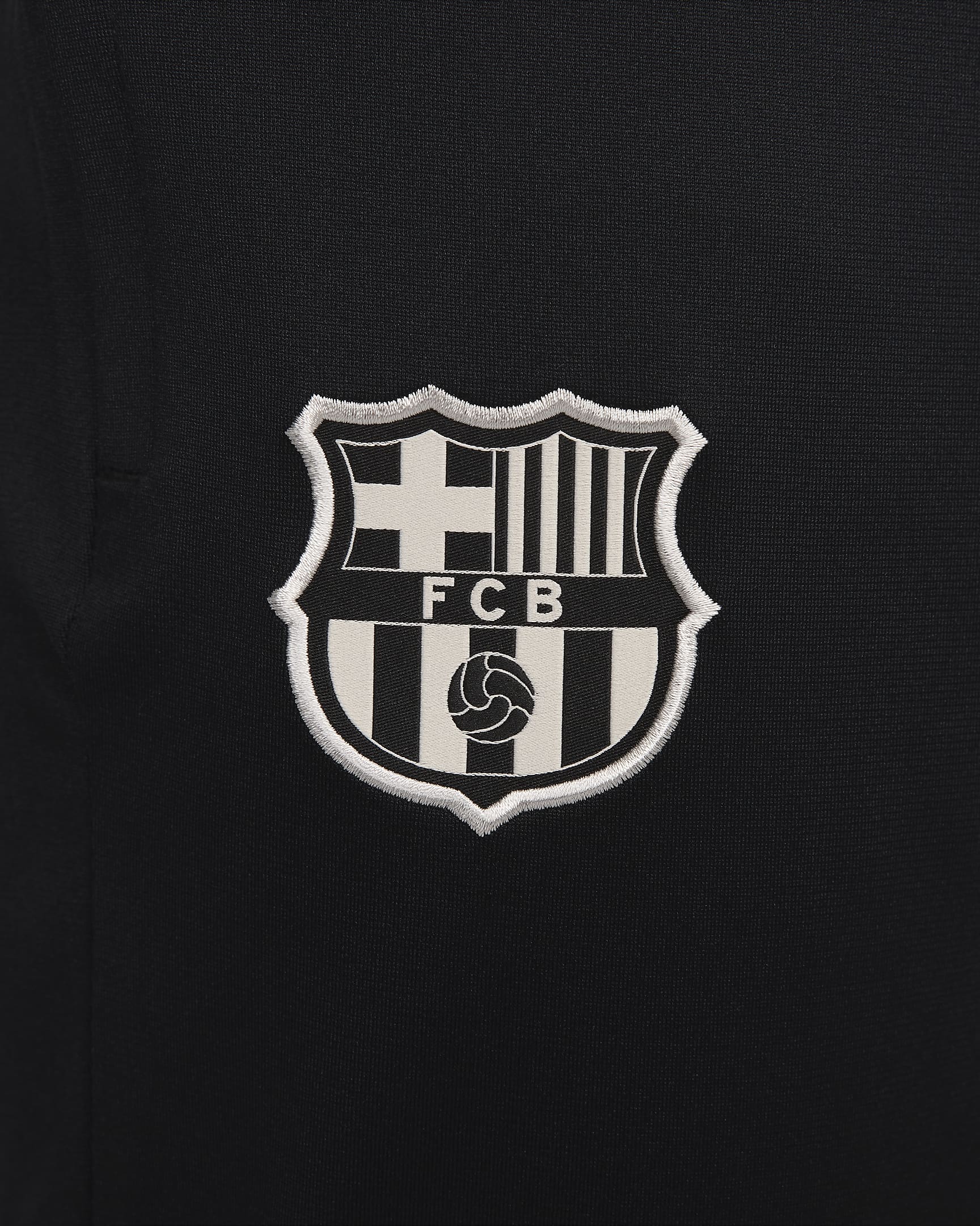 FC Barcelona Strike Nike Dri-FIT Fußball-Trainingsanzug aus Strickmaterial (Herren) - Schwarz/Noble Red/Deep Royal Blue/Light Orewood Brown