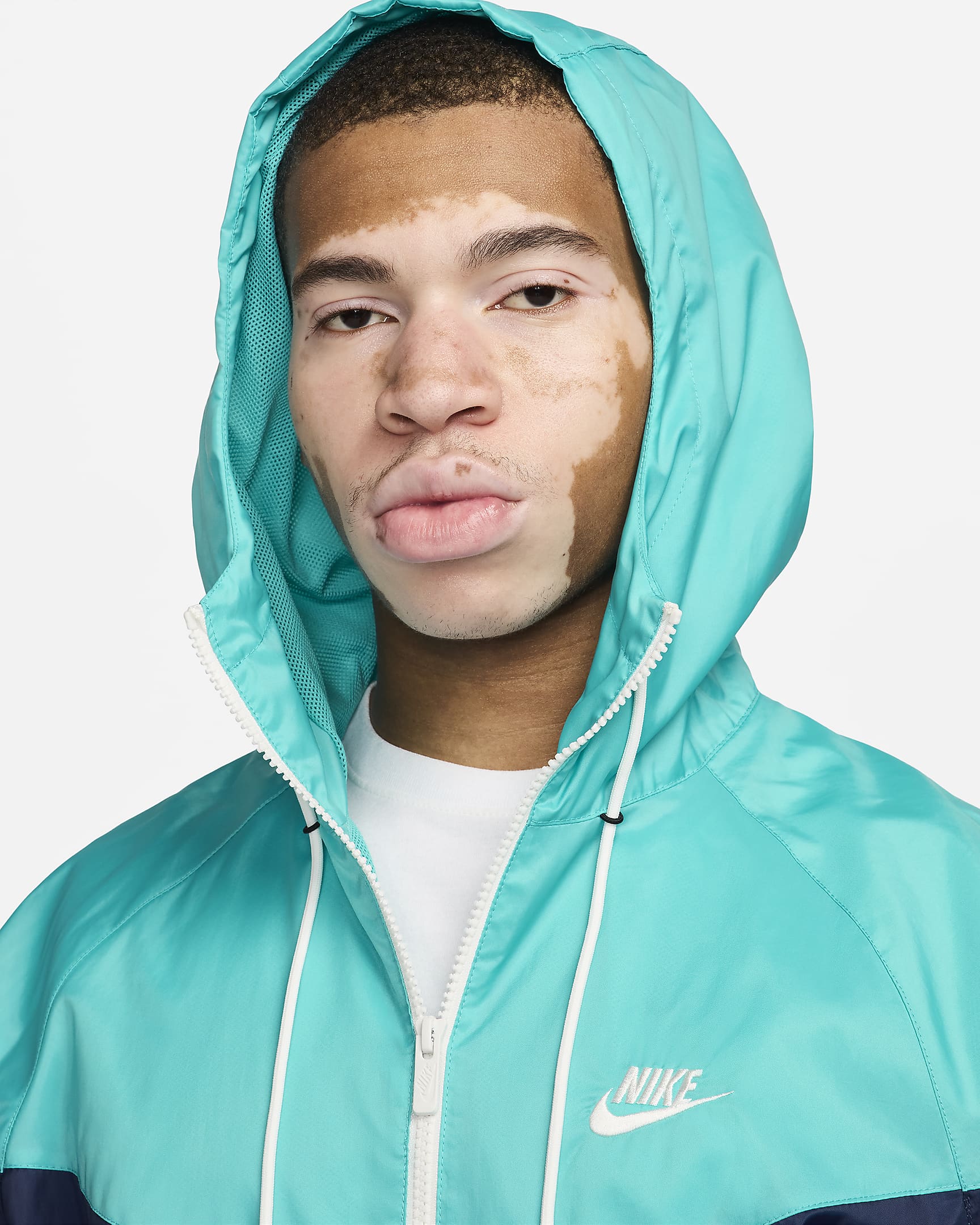 men's nike sportswear colorblock windrunner hooded jacket