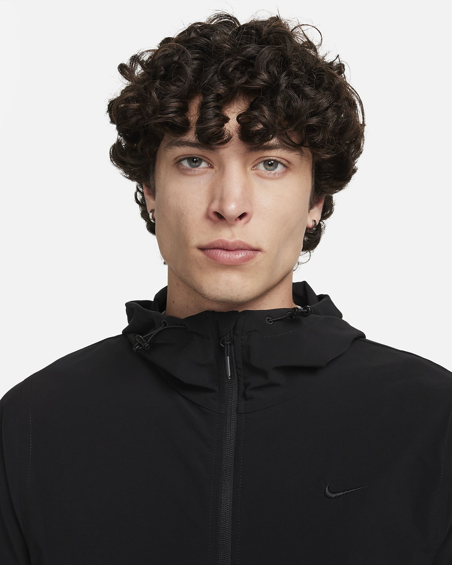 Nike Unlimited vielseitige, wasserabweisende Jacke mit Kapuze für Herren - Schwarz/Schwarz/Schwarz