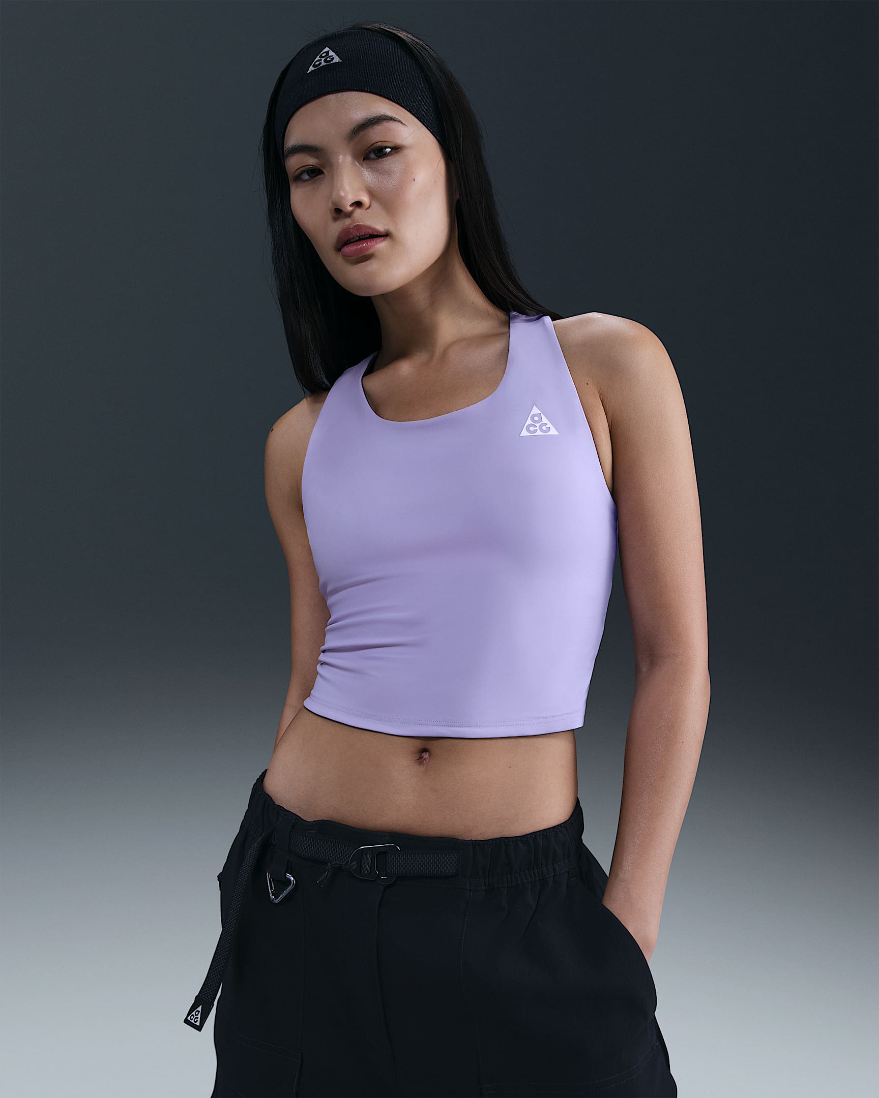 Nike ACG "Tree Frog" Women's Dri-FIT ADV Reversible Tank-Top - Hydrangeas/Thunder Blue/Summit White