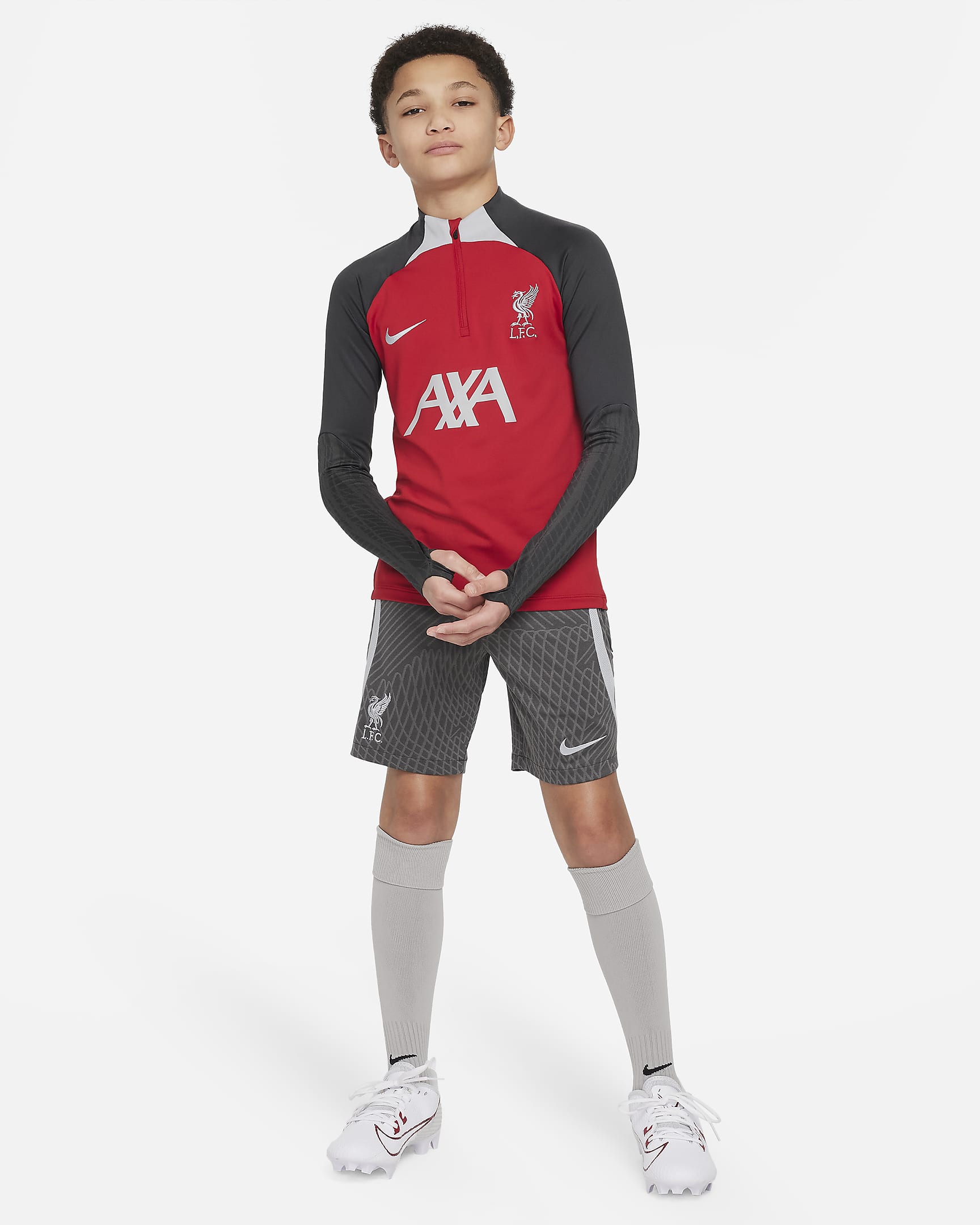 Liverpool F.C. Strike Older Kids' Nike Dri-FIT Football Drill Top. Nike UK