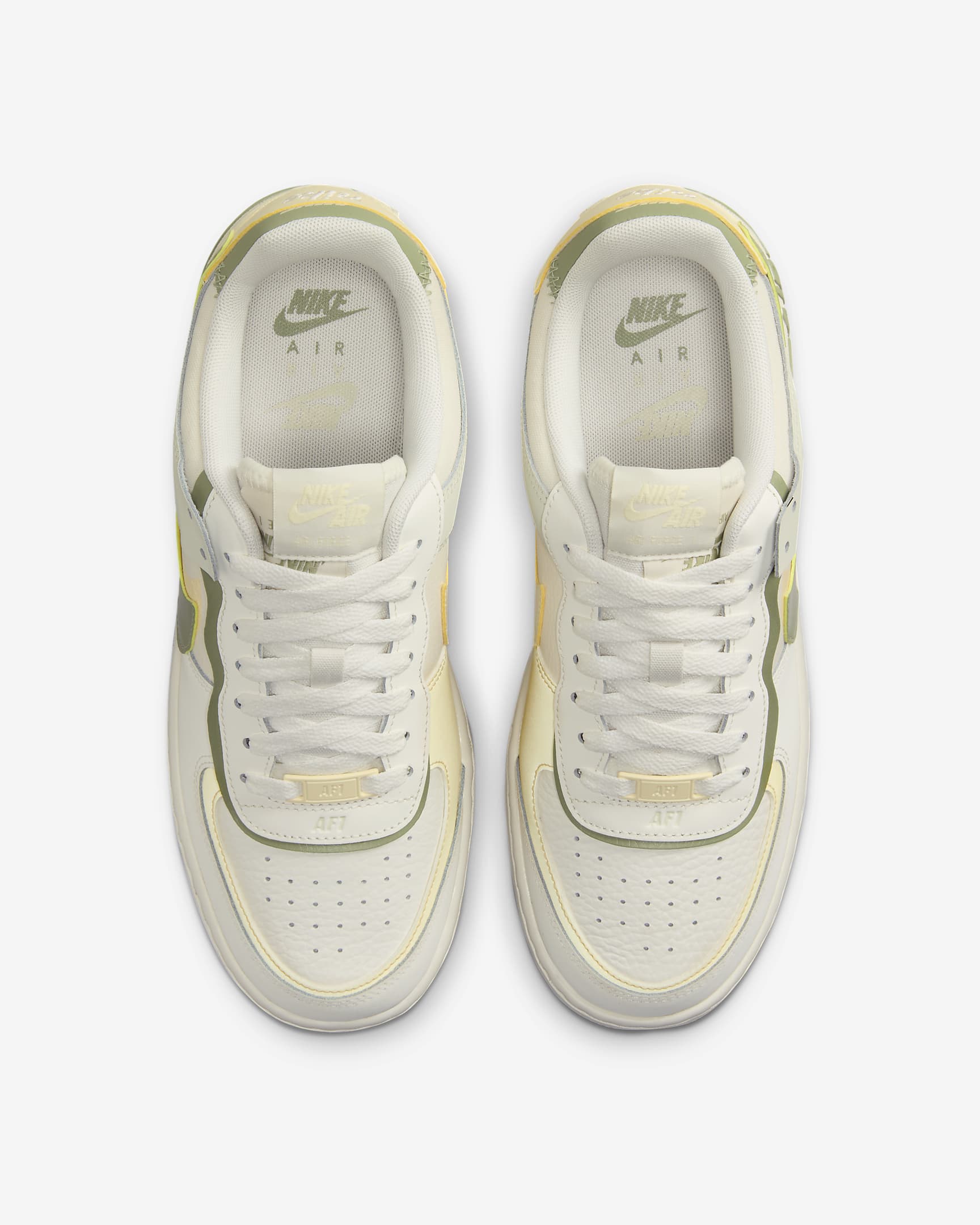 Buty damskie Nike Air Force 1 Shadow - Sail/Alabaster/Pale Ivory/Oil Green