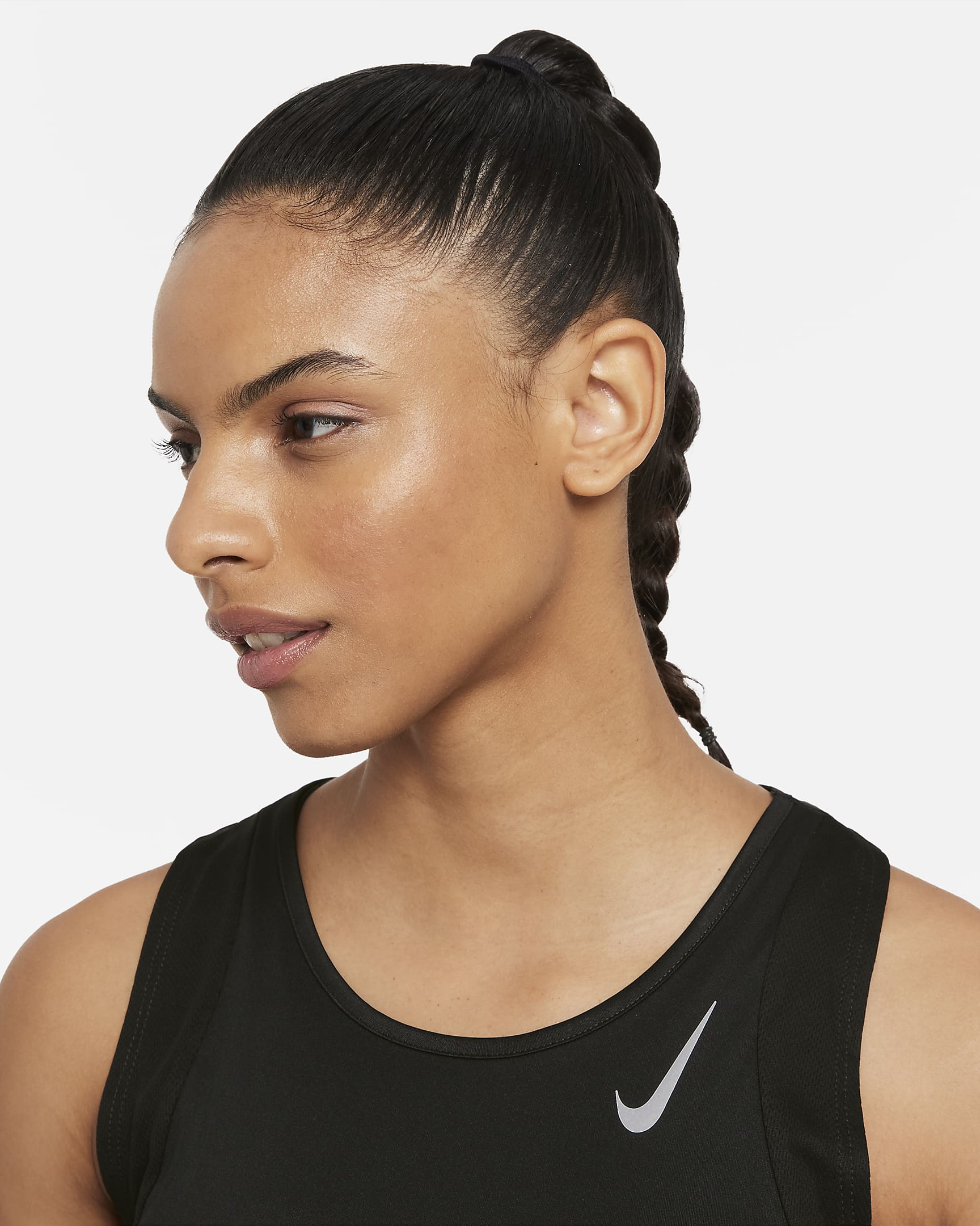 Haut de running Nike Dri-FIT Race pour Femme - Noir