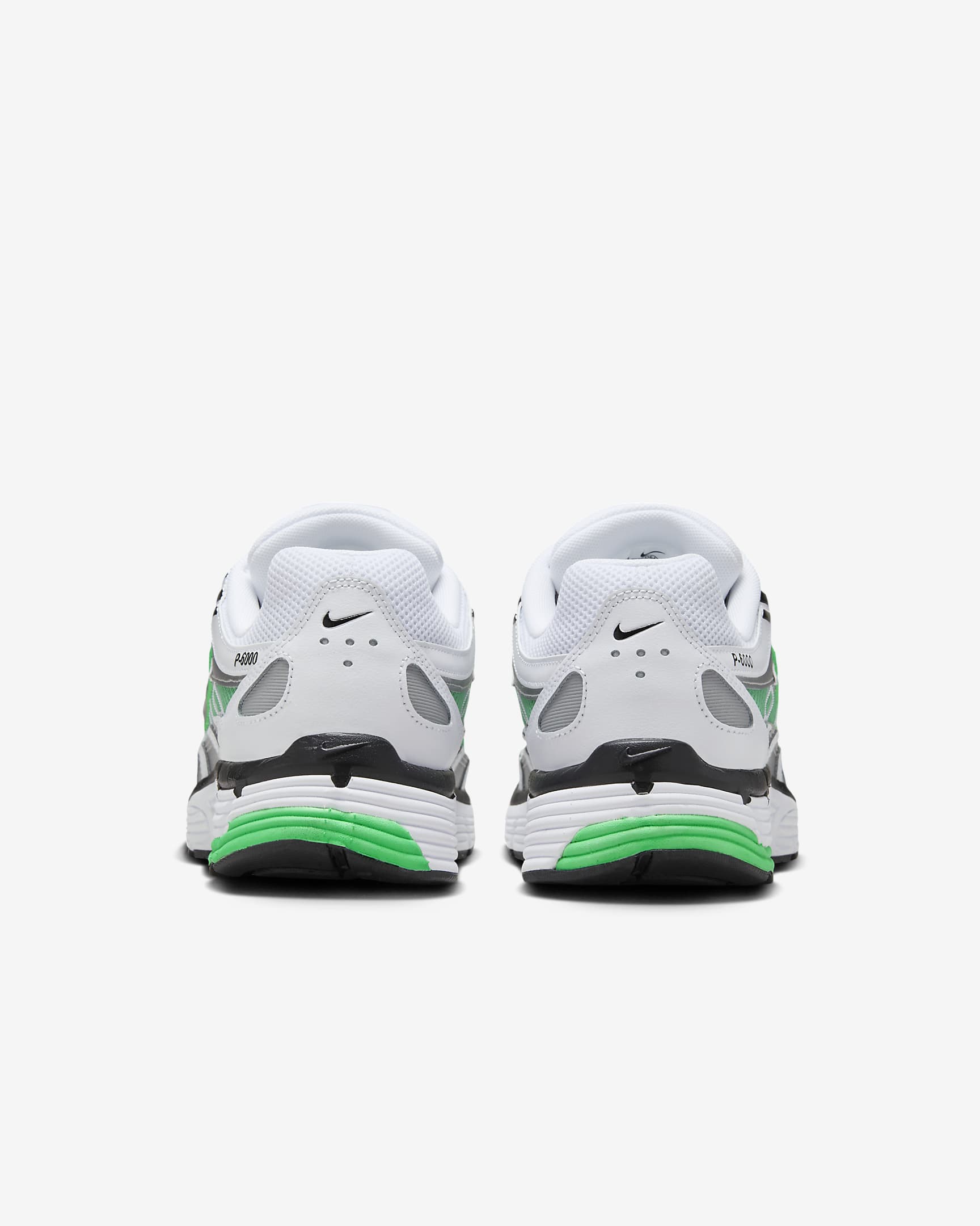 Nike P-6000 Shoes - White/Metallic Silver/Spring Green/Black