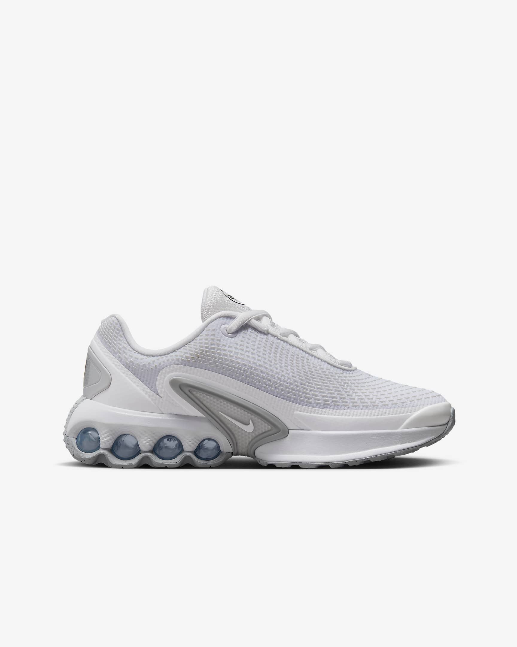 Nike Air Max Dn kinderschoenen - Wit/Wit/Metallic Silver/Wit