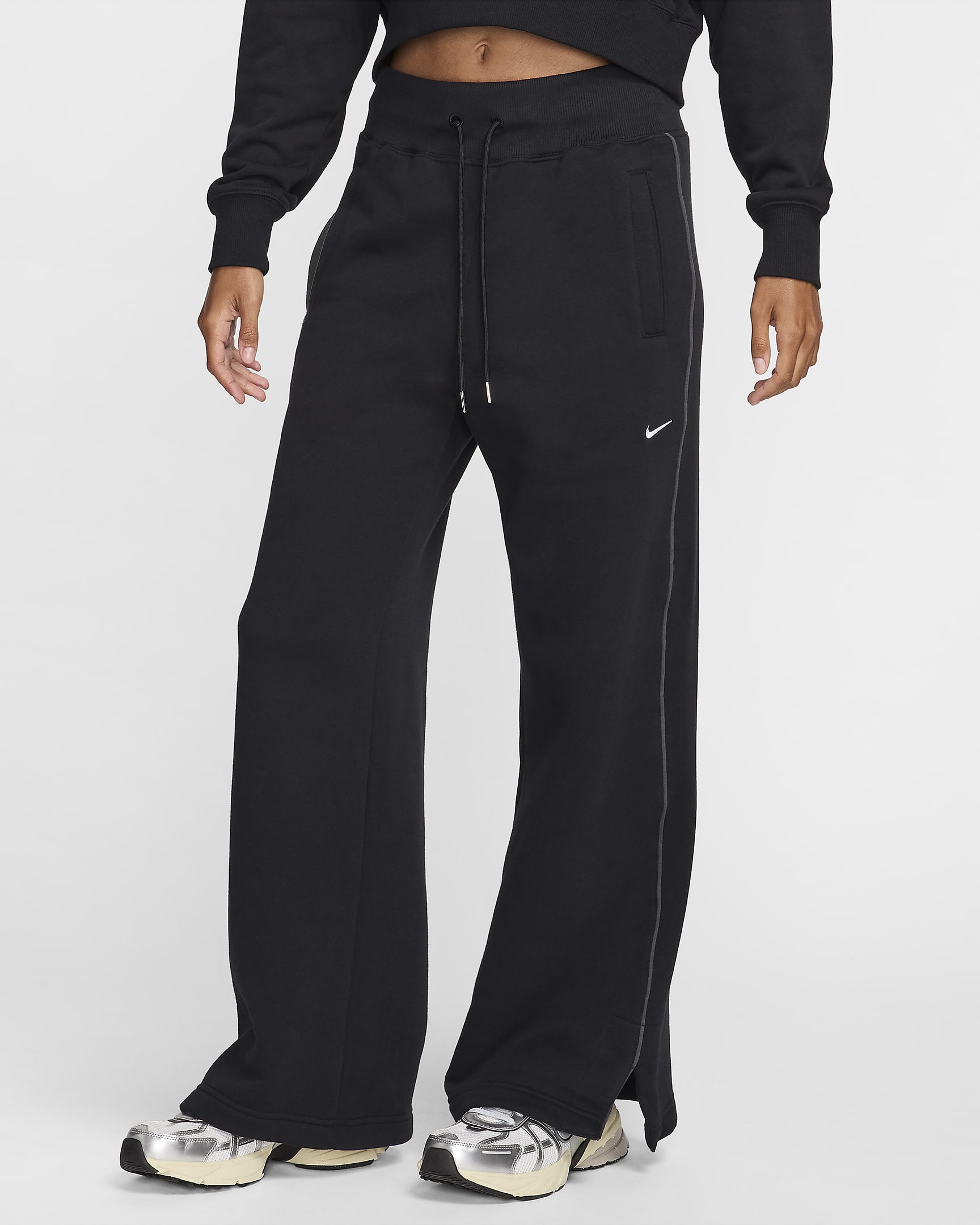 Pantalon Nike Sportswear Phoenix Fleece pour femme - Noir