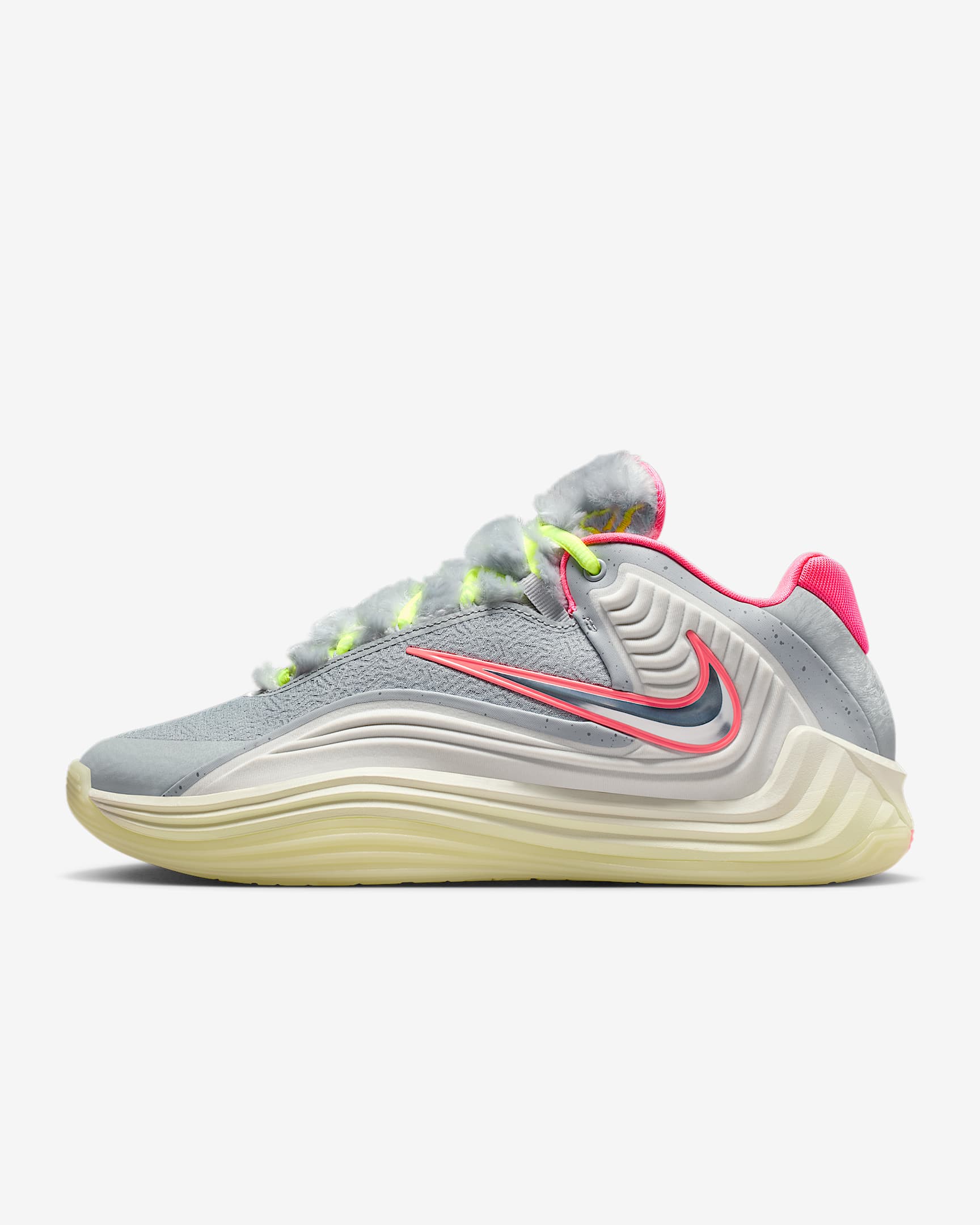 Giannis Freak 7 "Shapeshift" EP Basketball Shoes - Wolf Grey/Smoke Grey/Digital Pink/Metallic Silver