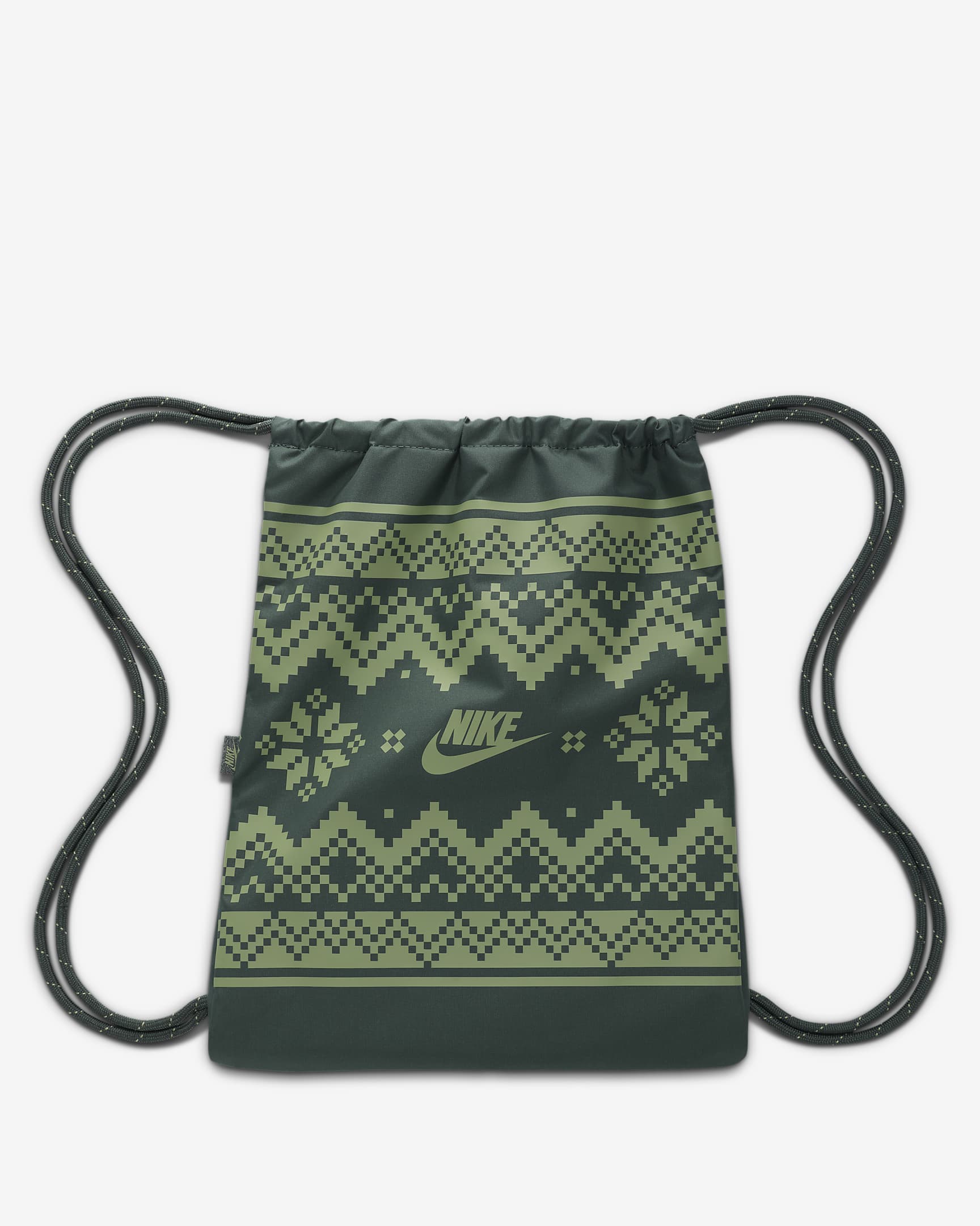 Nike Heritage Drawstring Bag (13L) - Vintage Green/Oil Green/Oil Green