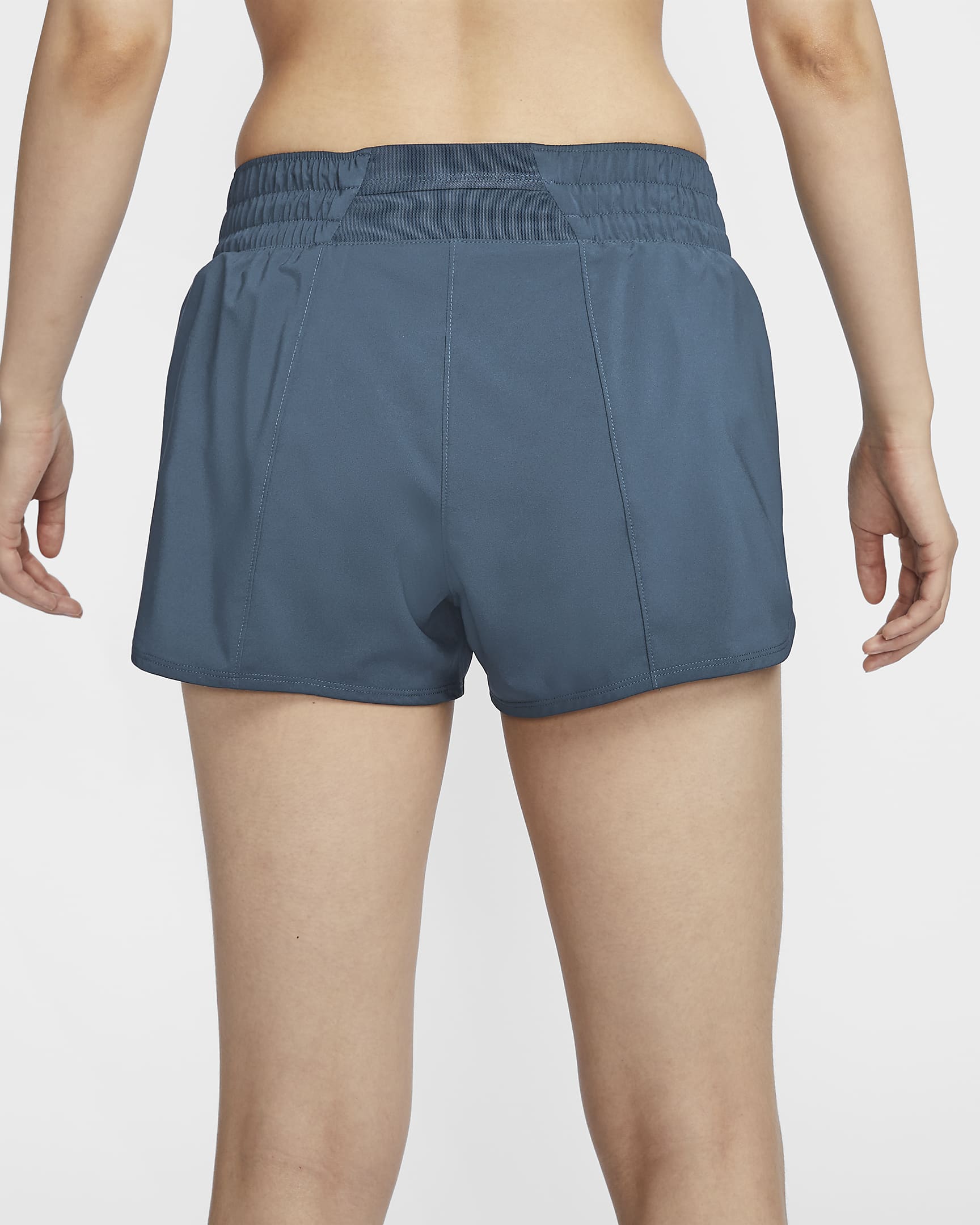 Nike Dri-FIT One Women's Mid-rise 8cm (approx.) Brief-Lined Shorts - Armoury Navy