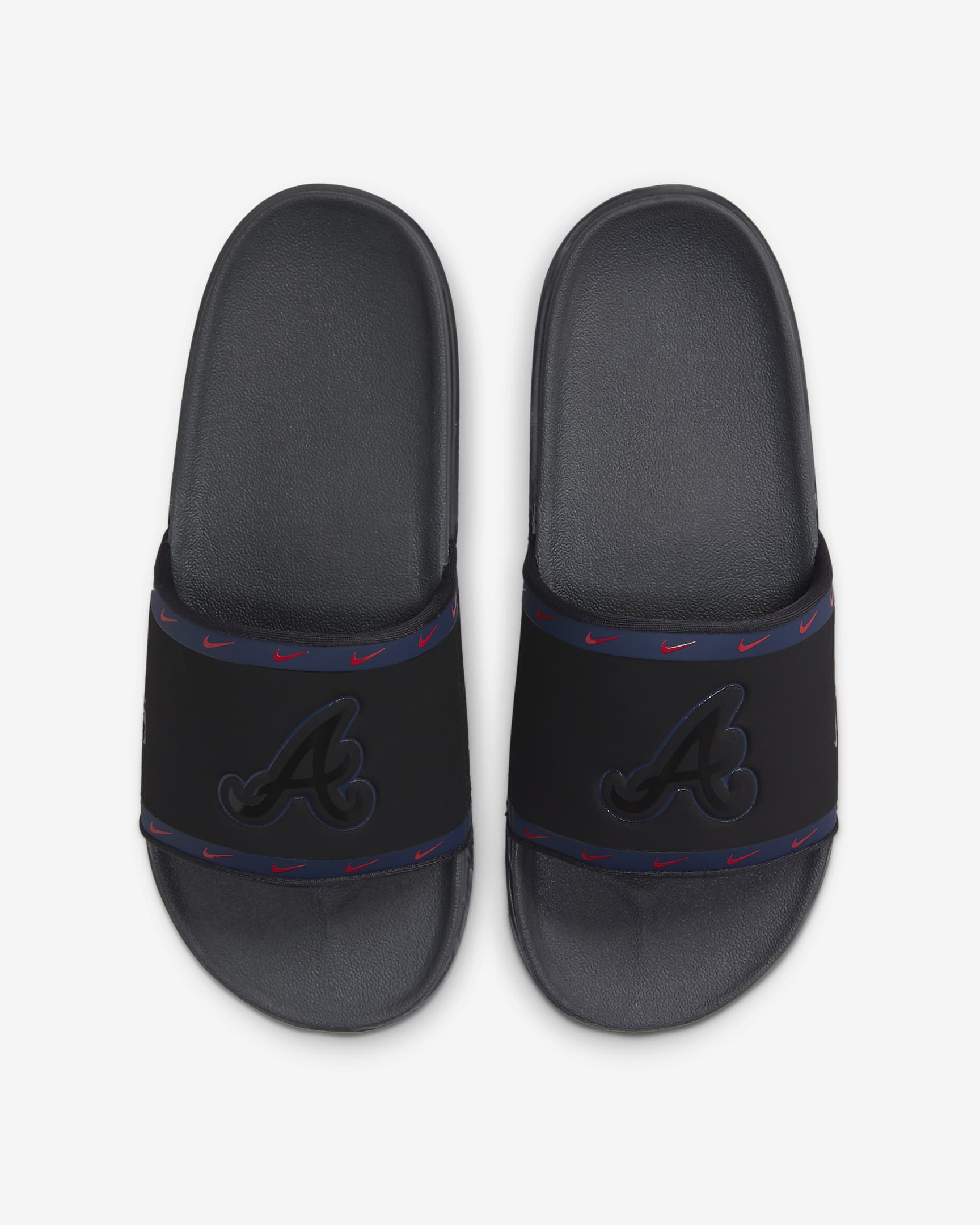 Nike Offcourt (MLB Atlanta Braves) Slide - Black/Midnight Navy/Sport Red/Anthracite