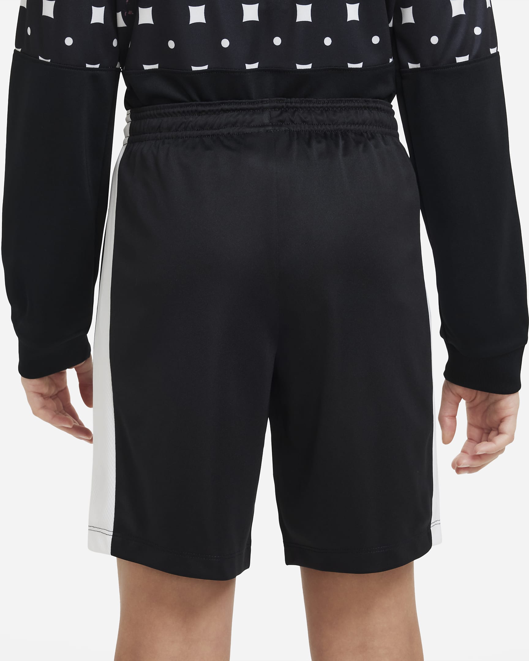 Shorts de fútbol para niños Nike Dri-FIT Academy23 - Negro/Blanco/Negro/Blanco