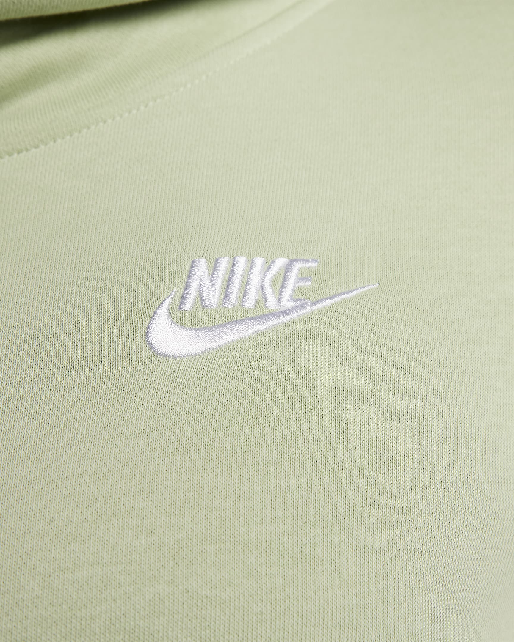 Nike Sportswear Club Fleece Women's Funnel-Neck Hoodie - Honeydew/White