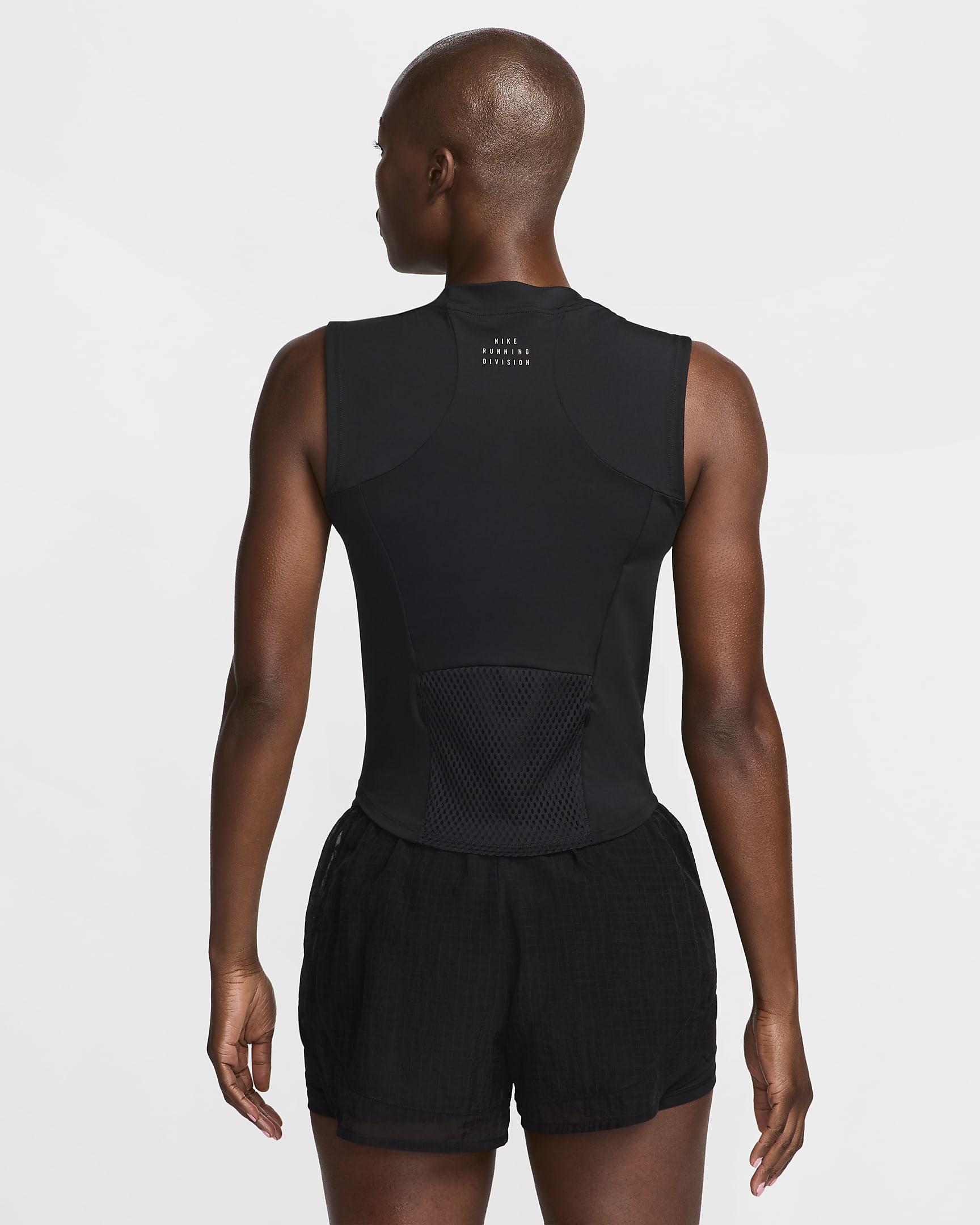 Nike Running Division Dri-FIT hardlooptanktop met zak voor dames - Zwart