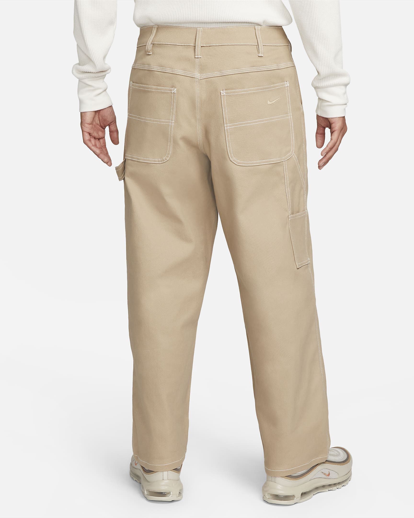 Nike Life Men's Carpenter Trousers - Khaki/Khaki