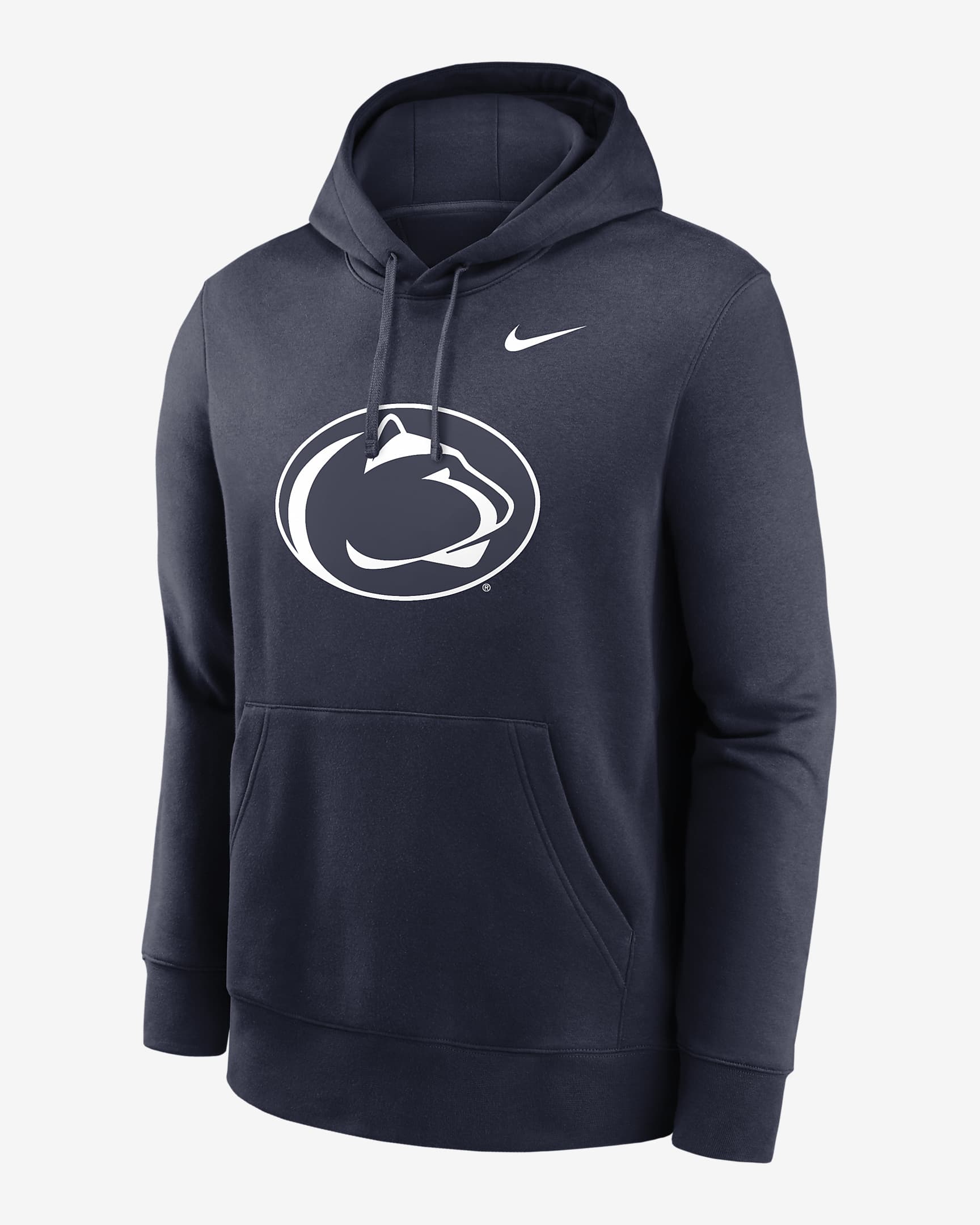 Penn State Nittany Lions Primetime Evergreen Club Primary Logo Men's Nike College Pullover Hoodie - Navy