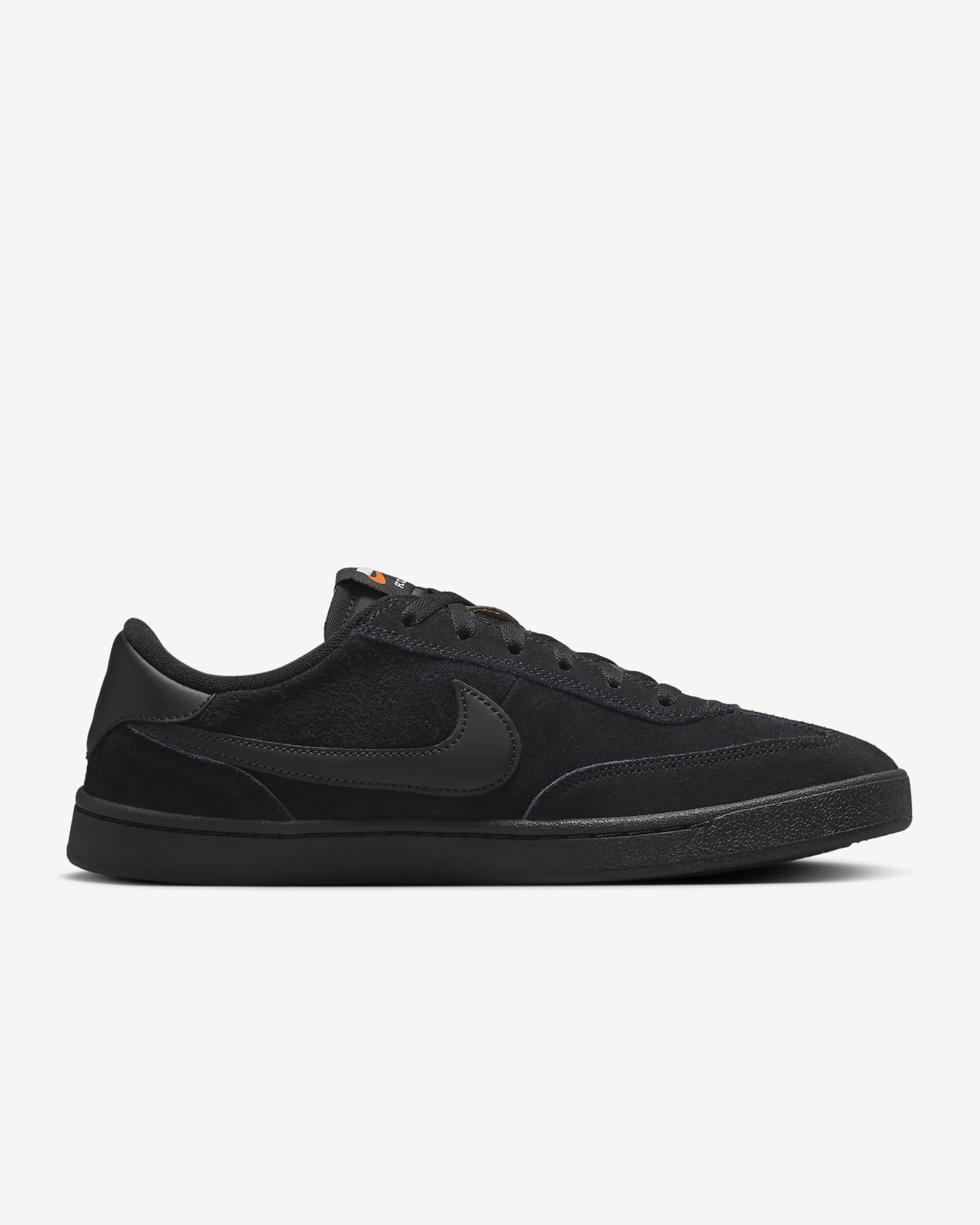 Nike SB FC Classic 滑板鞋 - 黑色/黑色/Vivid Orange/黑色