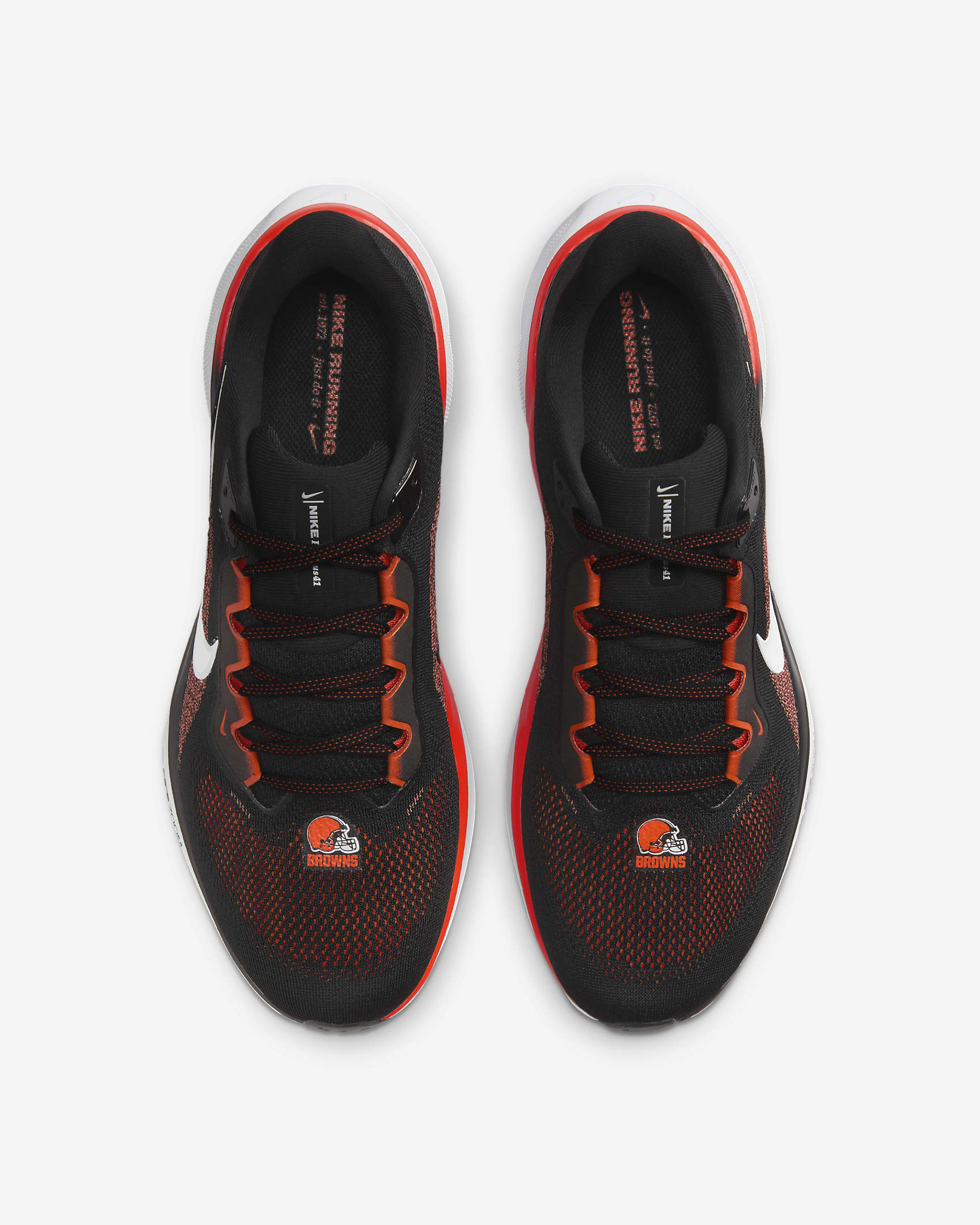 Tenis de correr en pavimento para hombre Nike Pegasus 41 NFL Cleveland Browns - Negro/Blanco/Naranja team/Blanco