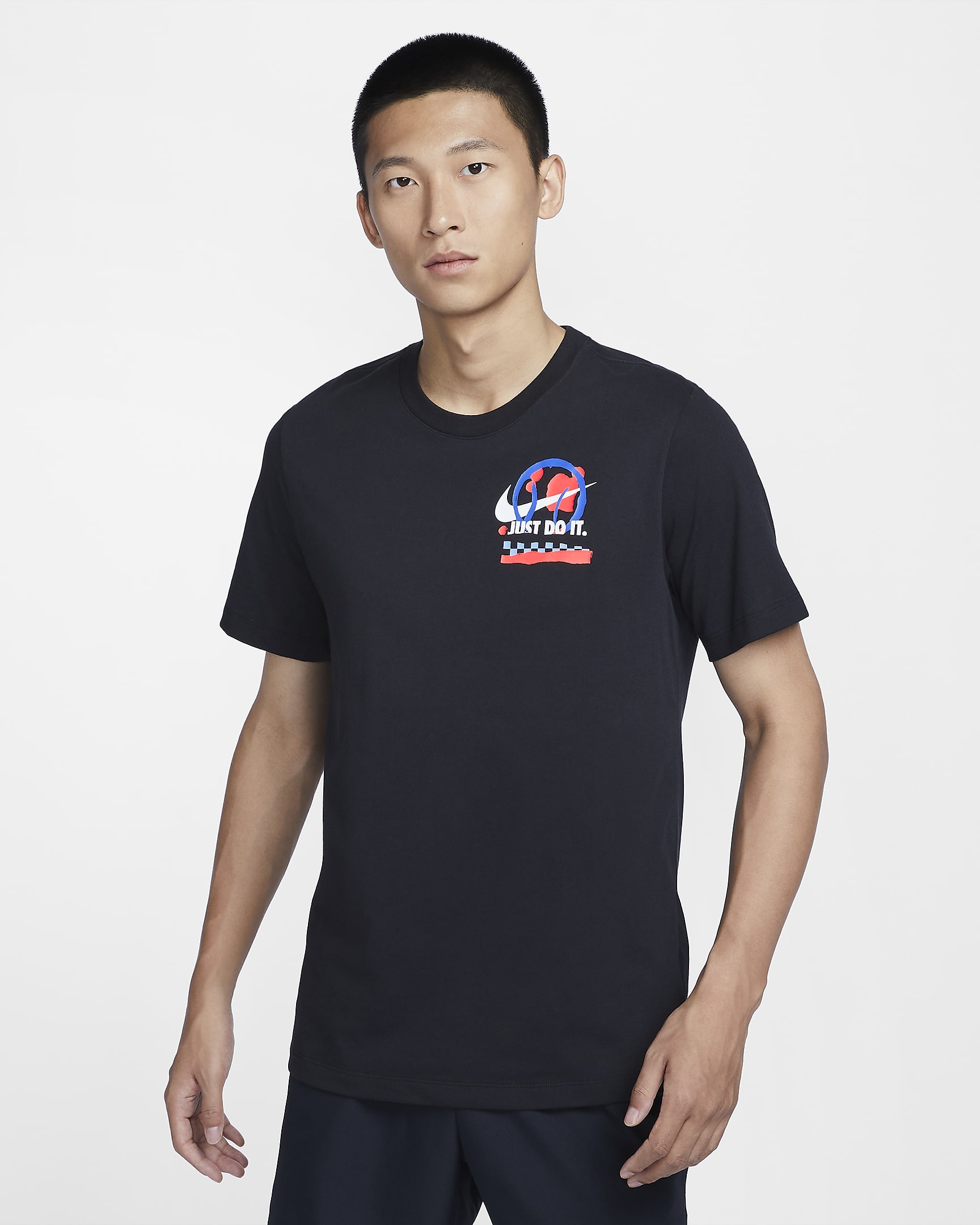 ナイキコート メンズ Dri-FIT テニス Tシャツ - ブラック