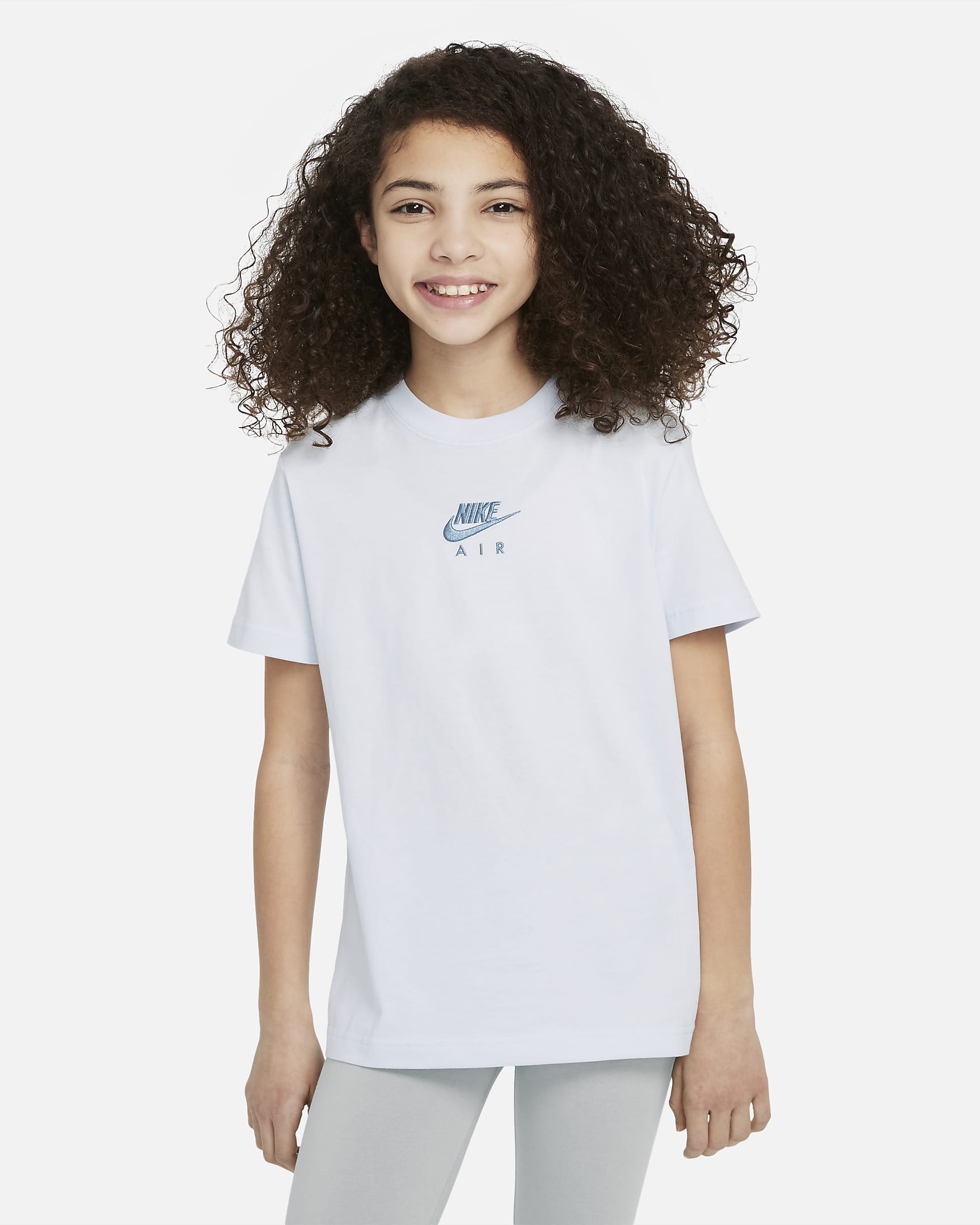 Nike Air Older Kids' (Girls') T-Shirt - Football Grey