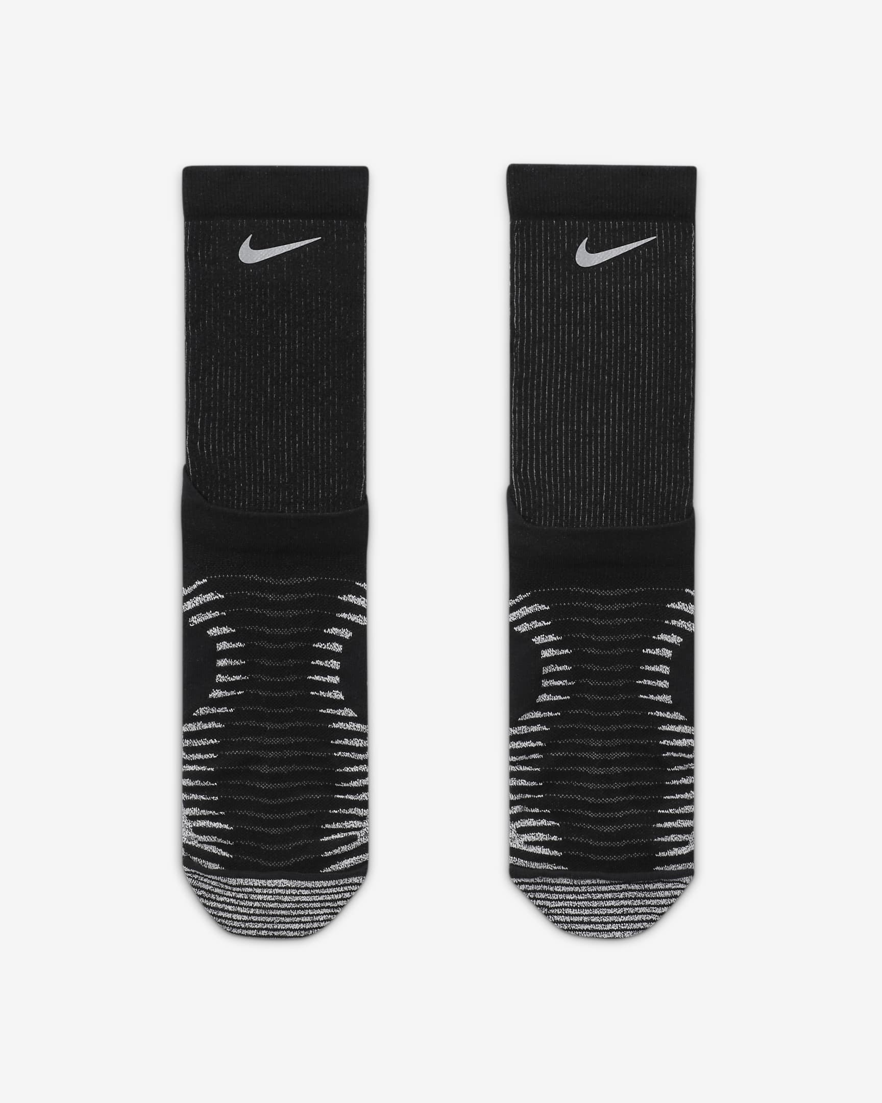 Nike Dri-FIT Trail Running Crew Socks - Black/Black/Anthracite/Anthracite