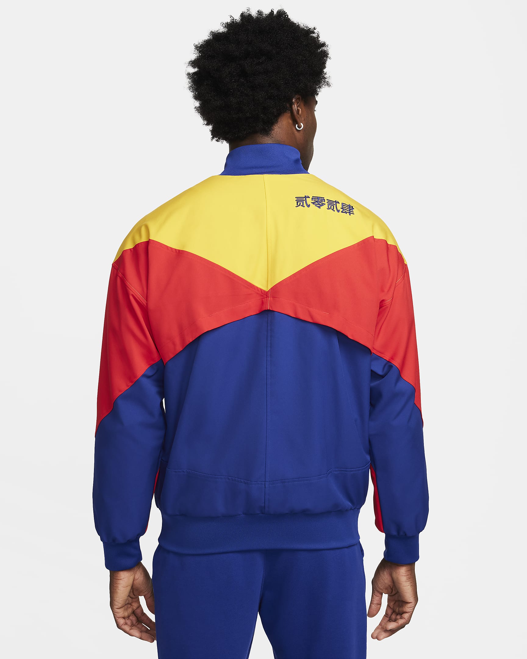 Track jacket da calcio Nike Dri-FIT FC Barcelona Strike – Uomo - Deep Royal Blue/University Red/University Gold/University Gold