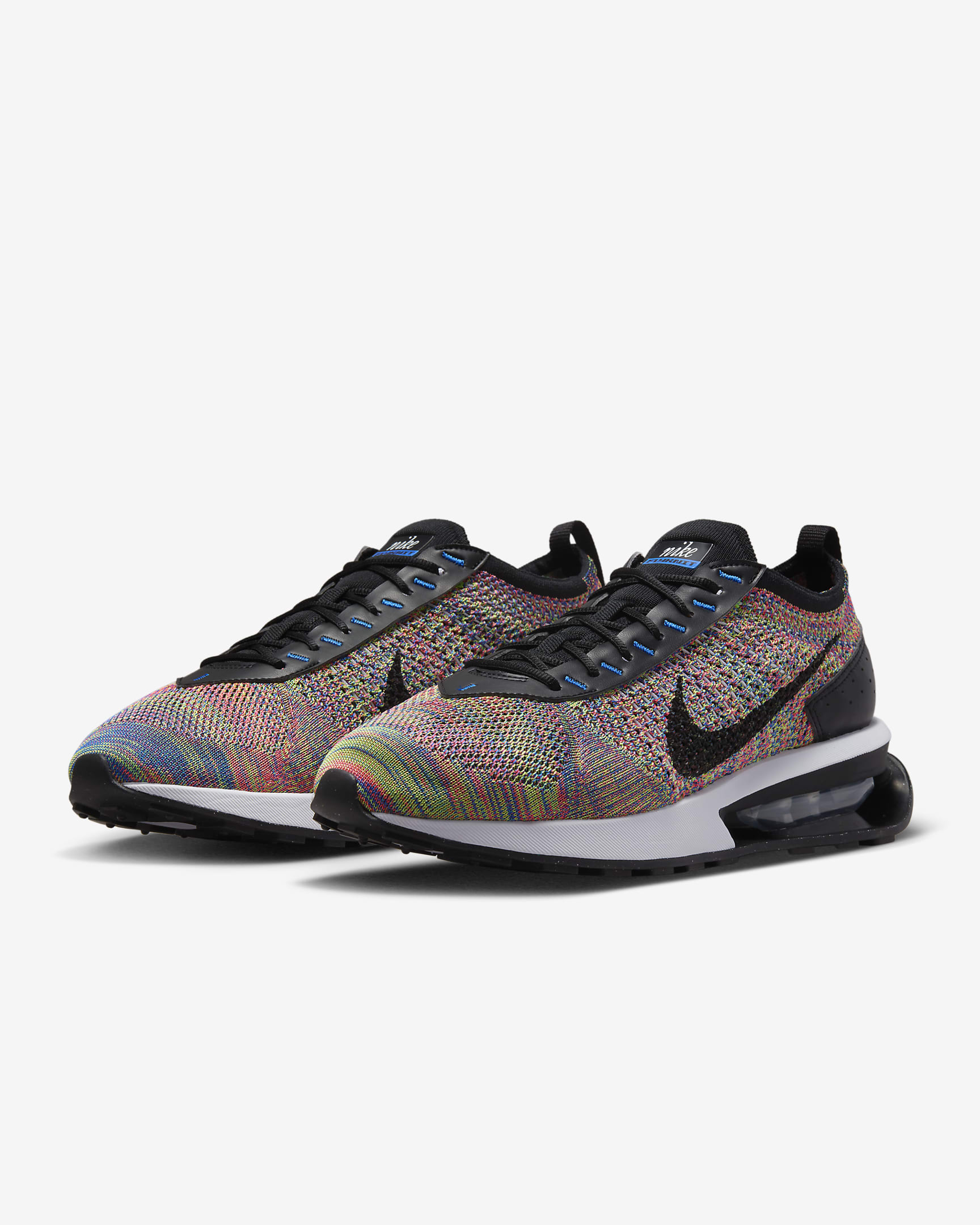 Nike Air Max Flyknit Racer Men's Shoes - Multi-Color/Racer Blue/White/Black