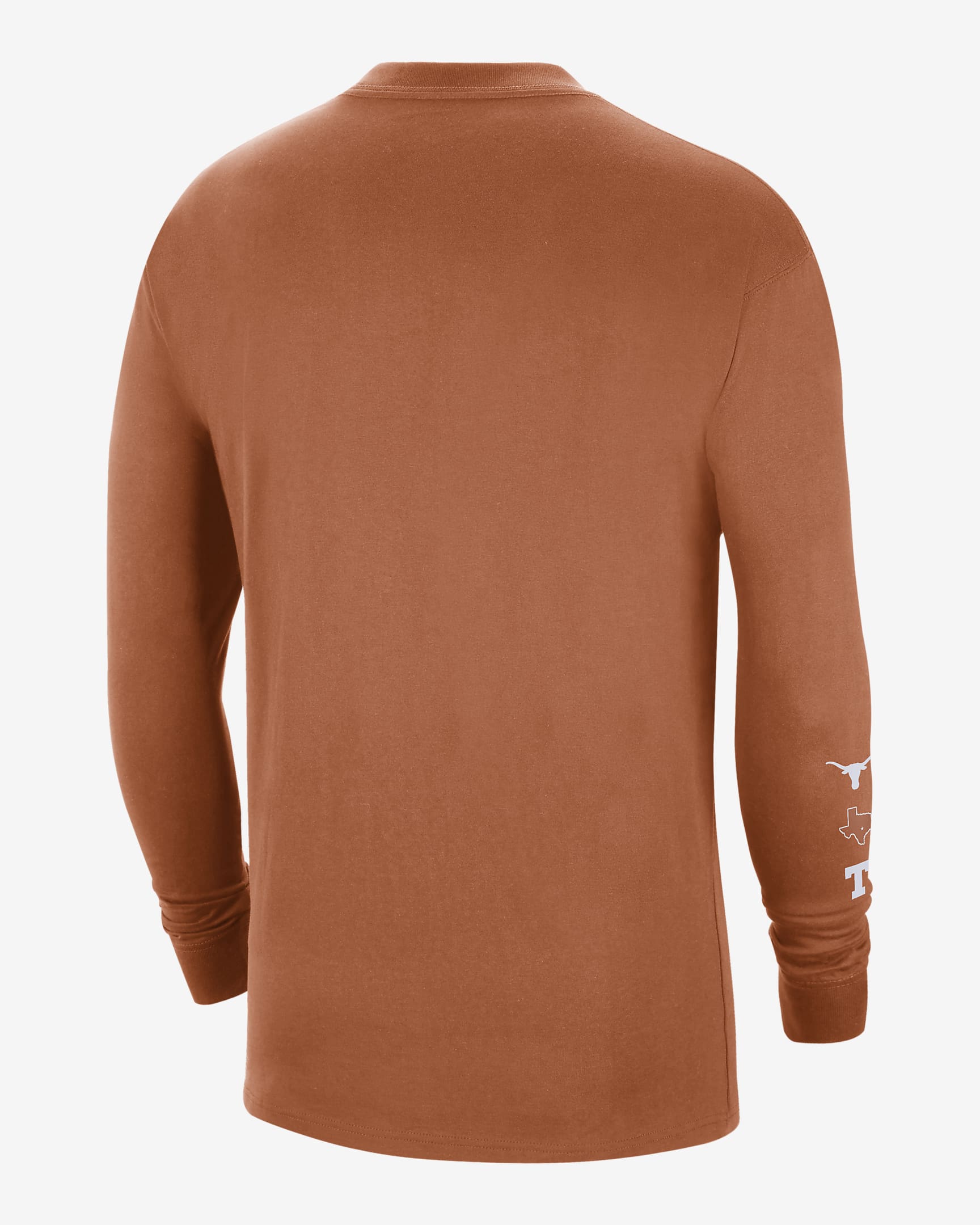 Playera de manga larga para hombre Nike College Max90 (Texas) - Naranja desierto