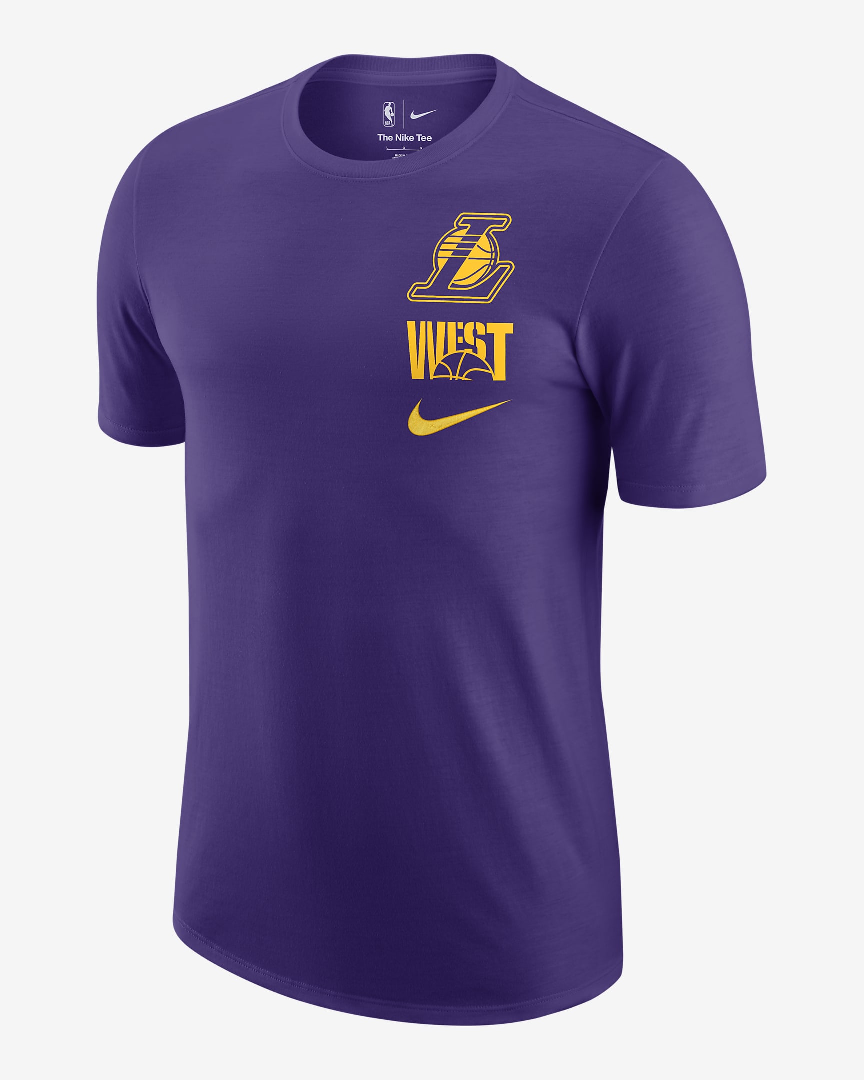 Los Angeles Lakers Men's Nike NBA T-Shirt. Nike ID