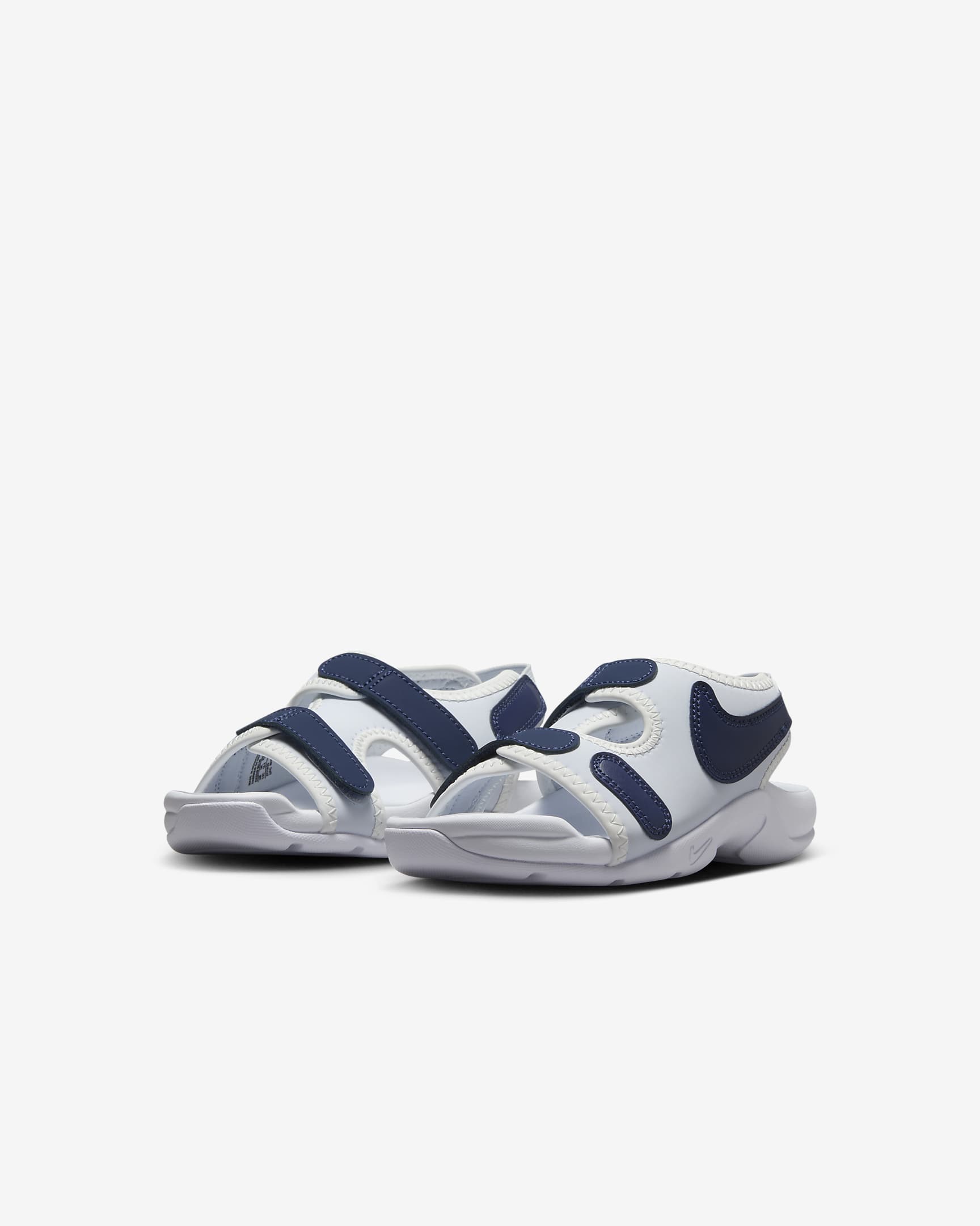 Nike Sunray Adjust 6 Younger Kids' Slides - Football Grey/Summit White/White/Midnight Navy