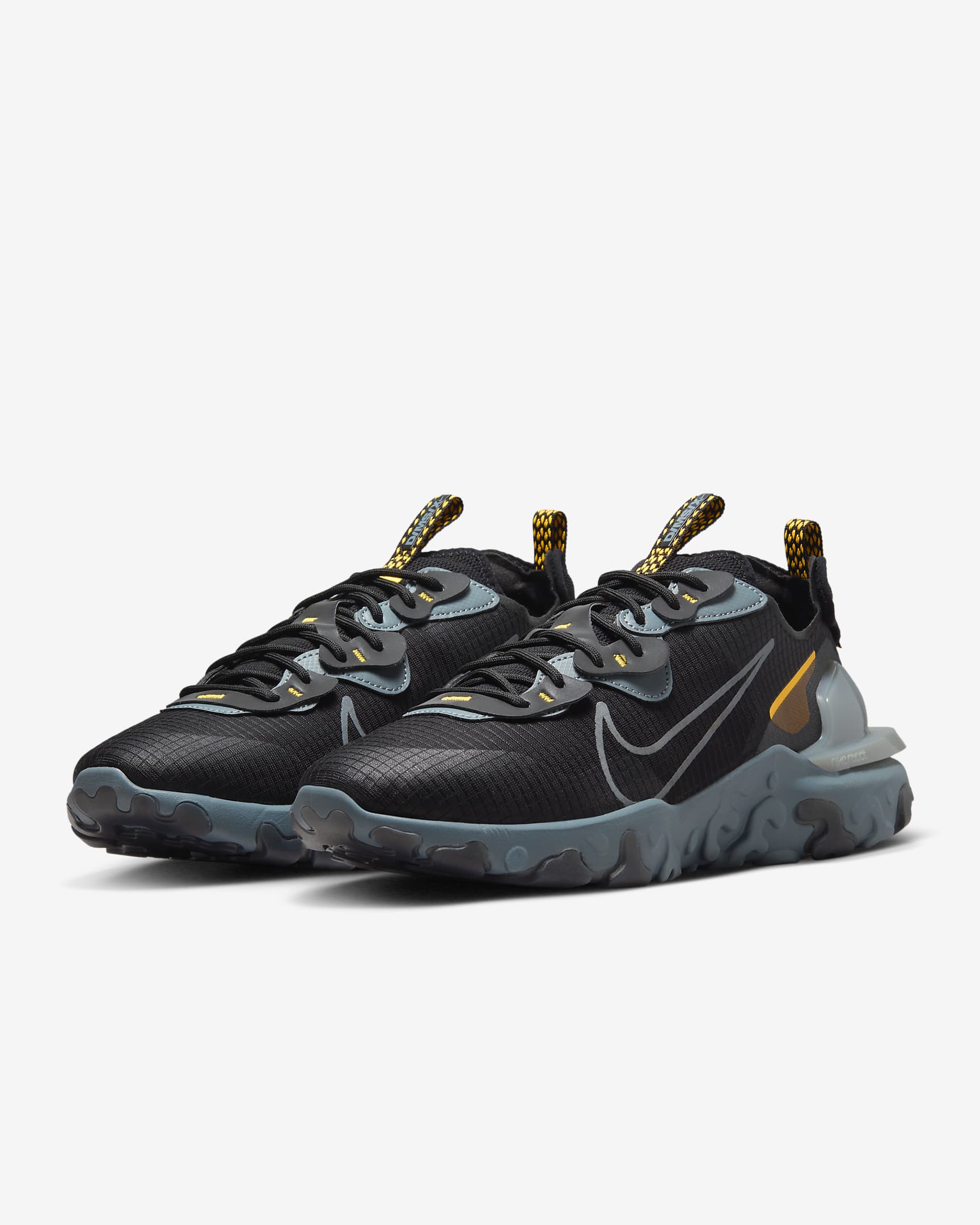 Nike React Vision sko til herre - Svart/Laser Orange/Cool Grey