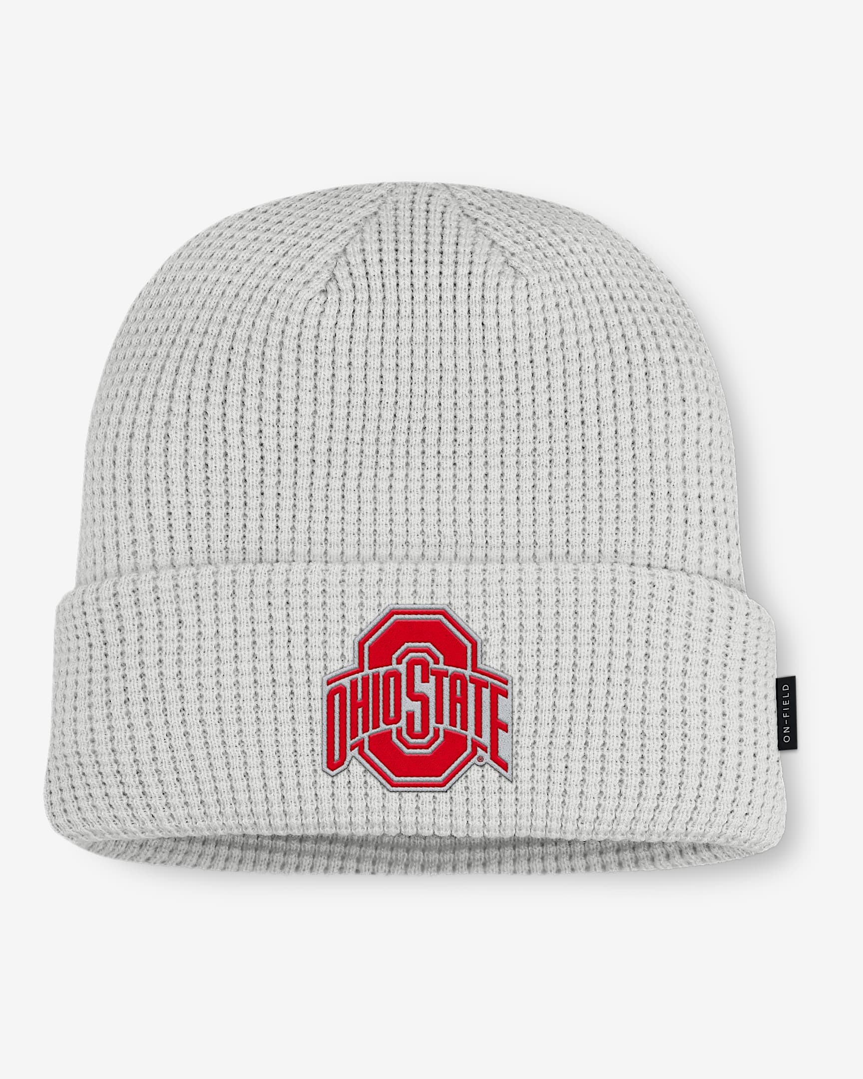 Ohio State Utility Off-Field Men's Nike College Cuffed Beanie - Grey